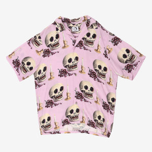 Skeleton Head Print Shirt
