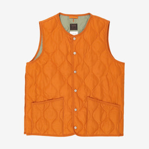 U Neck Button Vest