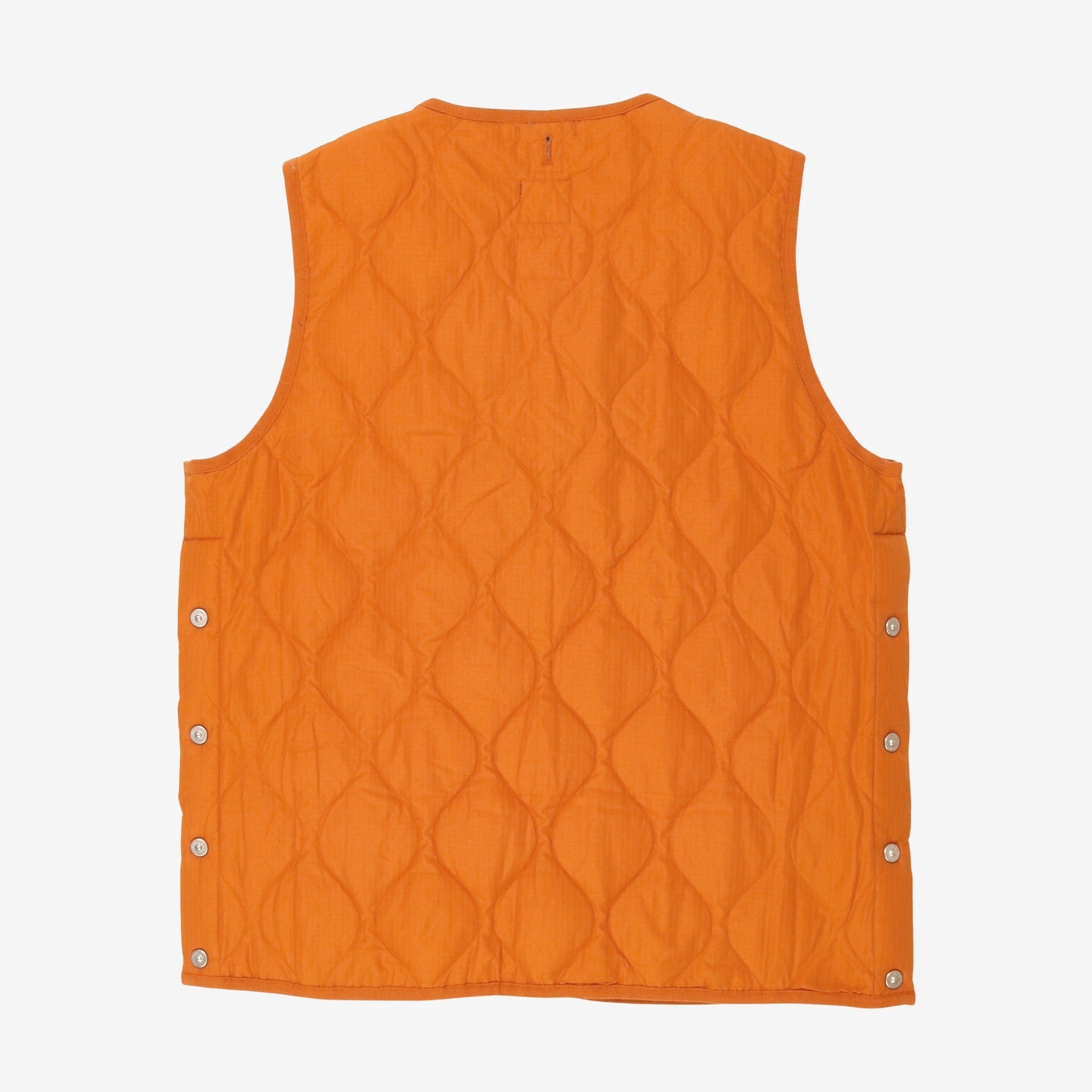 U Neck Button Vest
