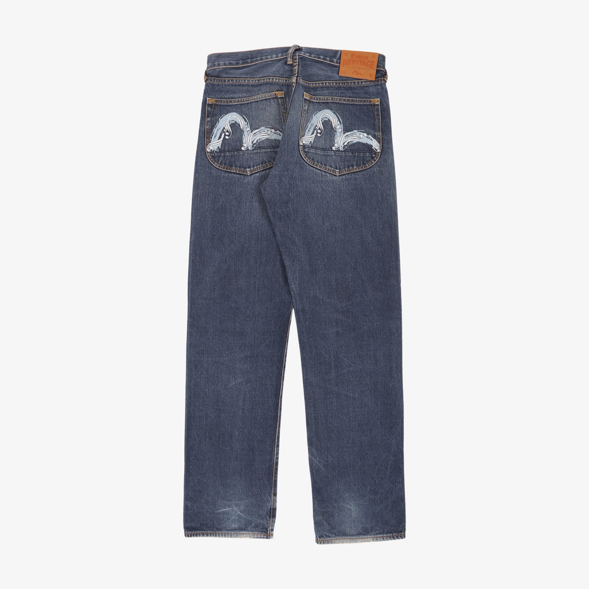 Heritage Embroidered Selvedge Jeans (32W X 34.5L)
