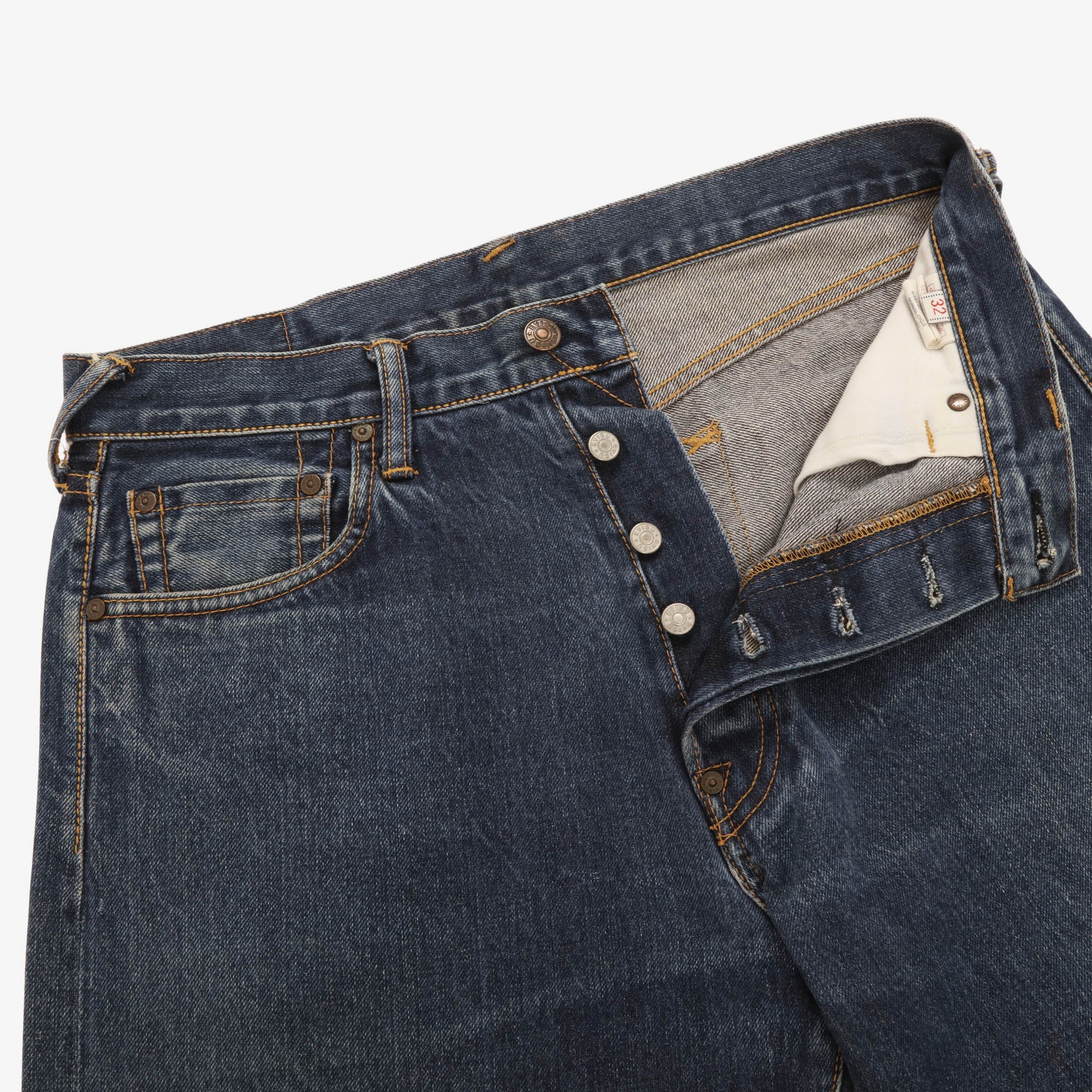 Heritage Embroidered Selvedge Jeans (32W X 34.5L)