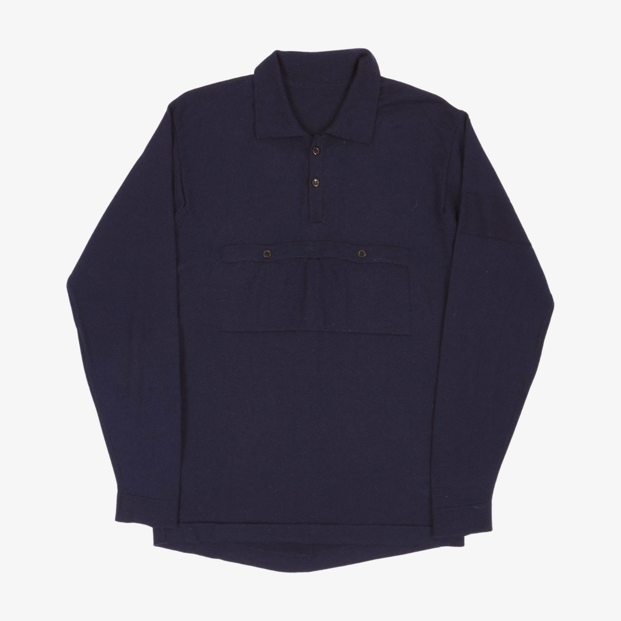 Classic Merino LS Polo