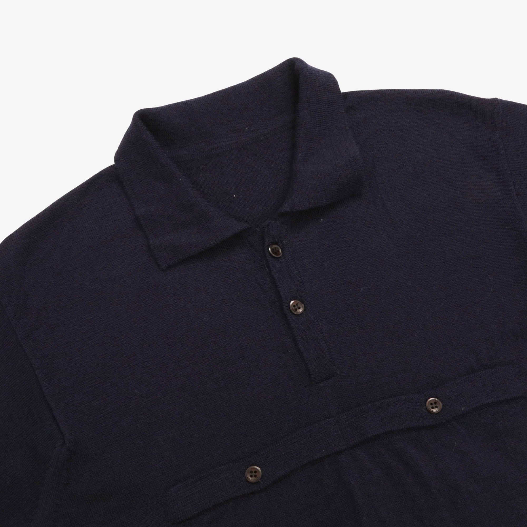 Classic Merino LS Polo