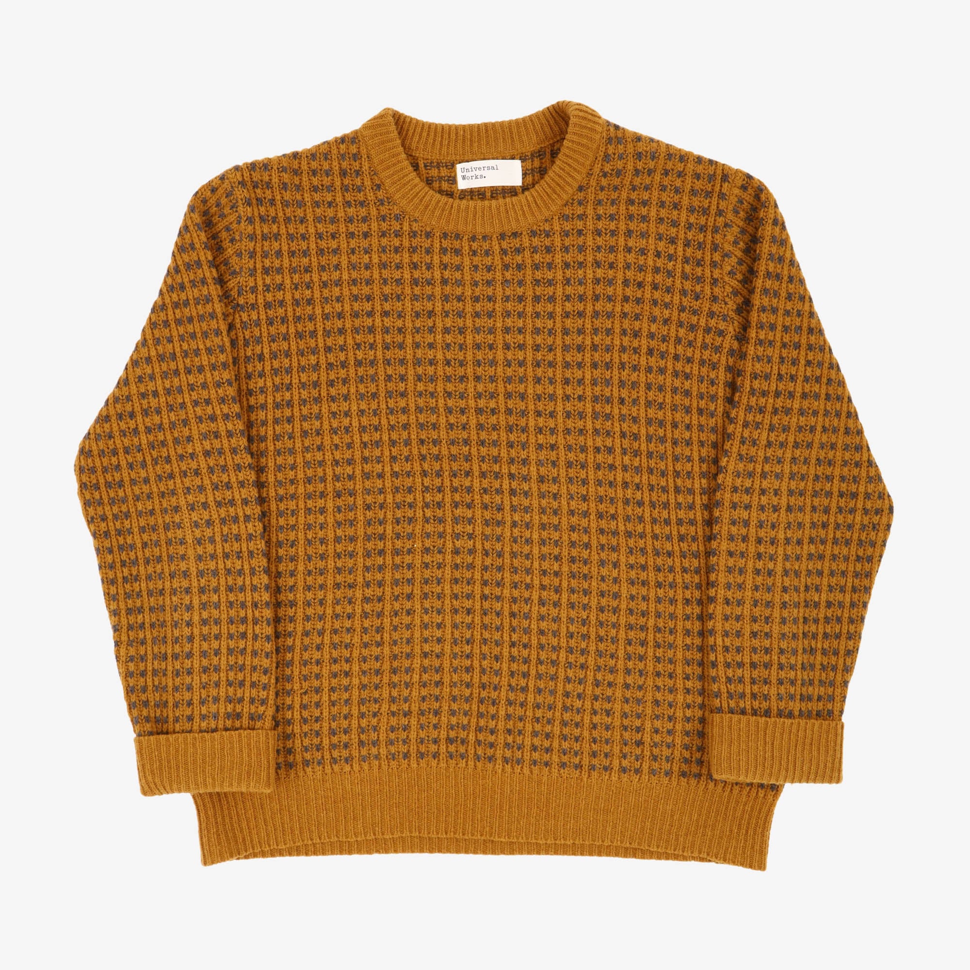 Patterned Crew Knit