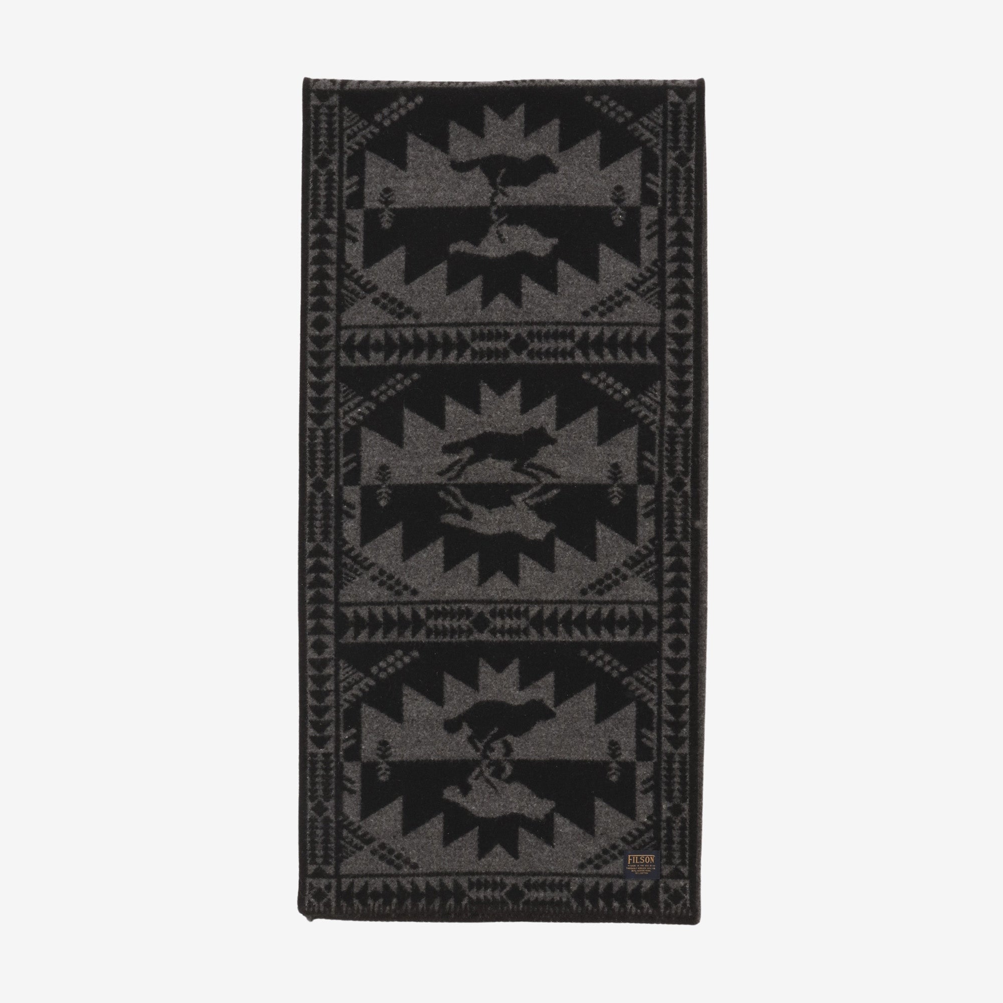 Running Wolf Wool Blanket