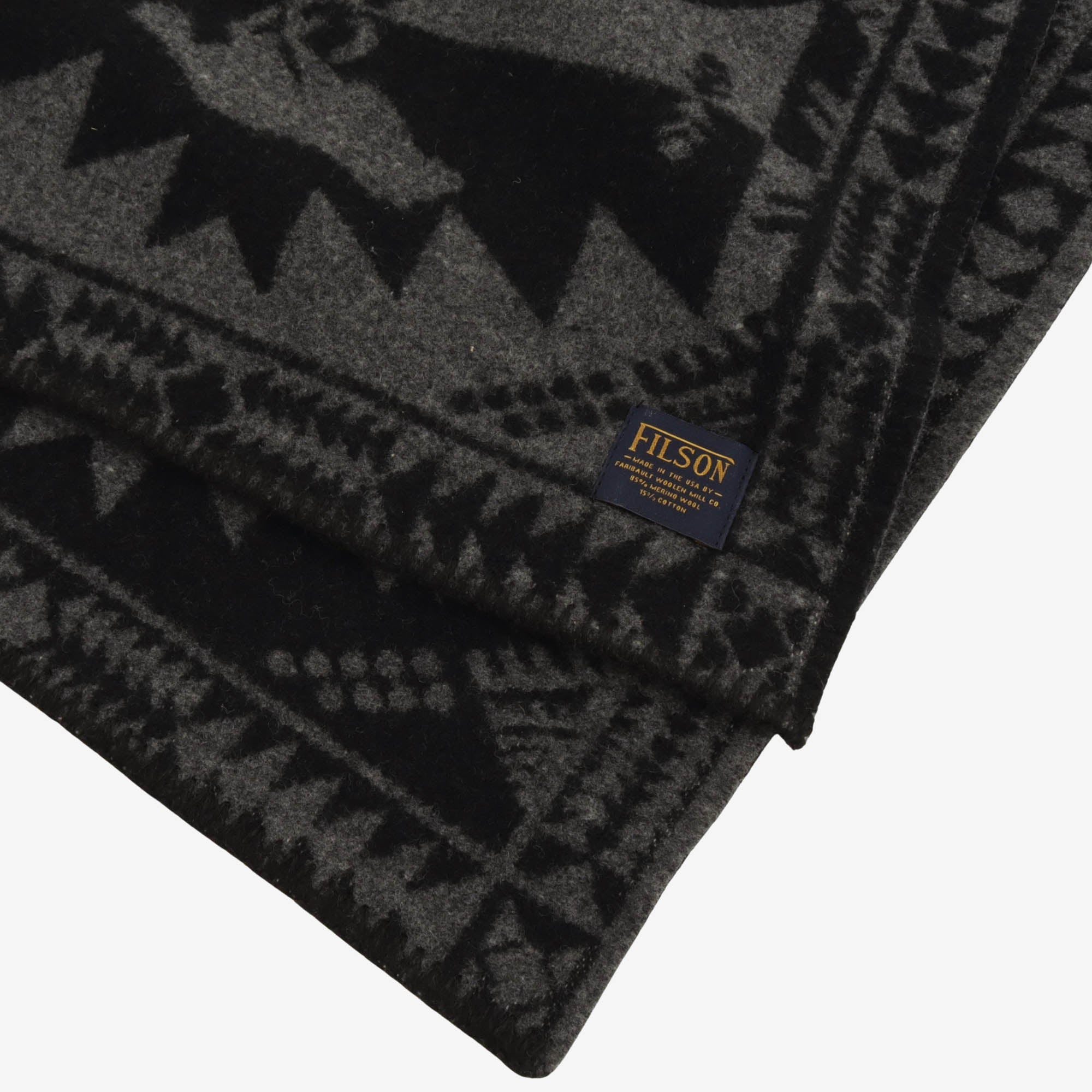 Running Wolf Wool Blanket
