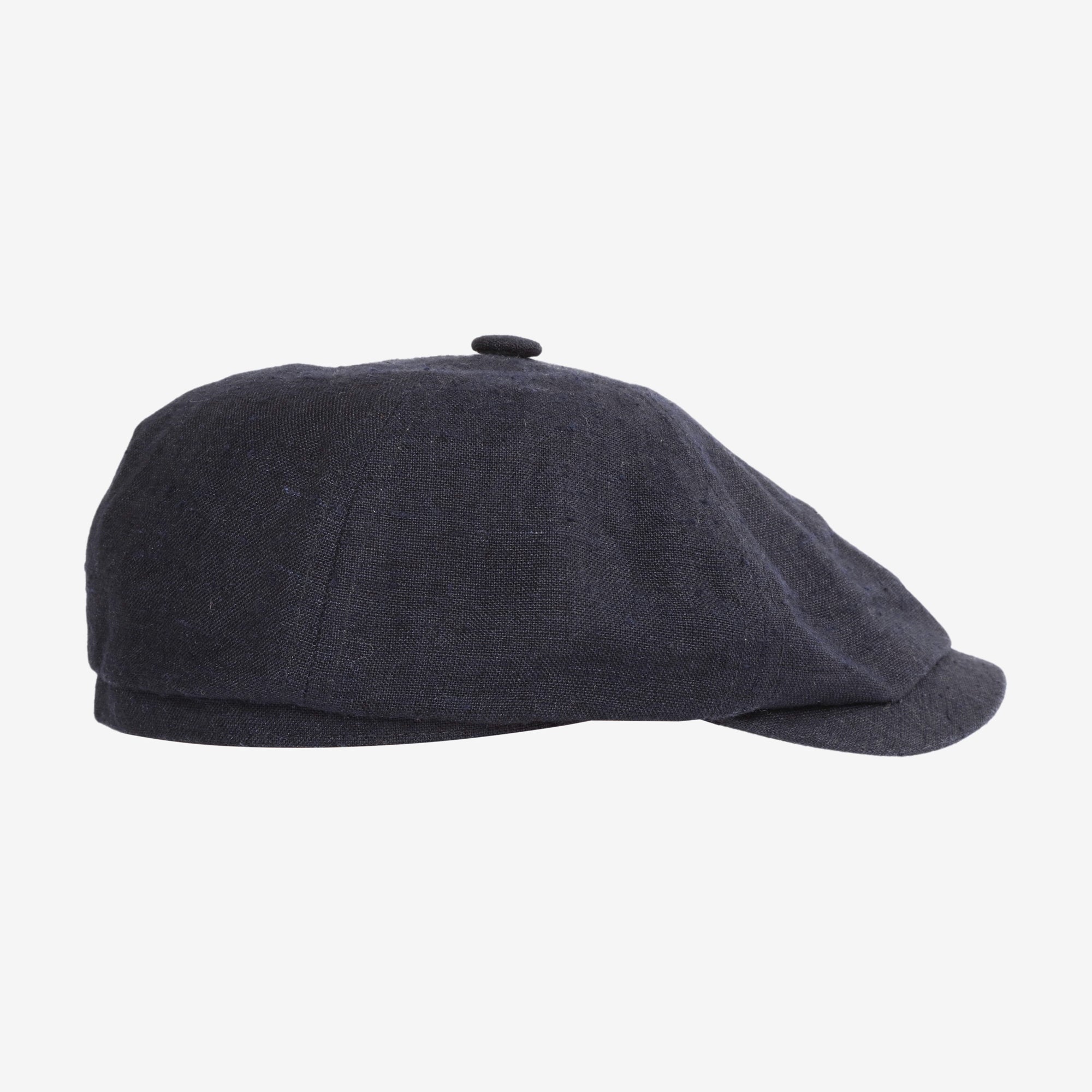 Linen-Silk Newsboy Cap