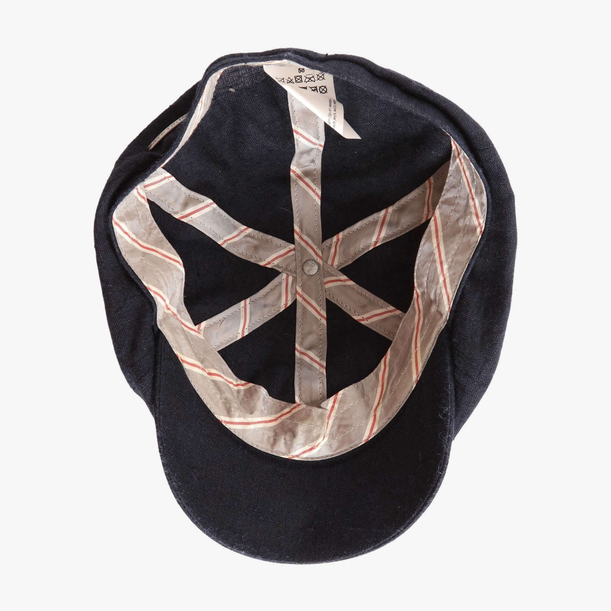 Linen-Silk Newsboy Cap