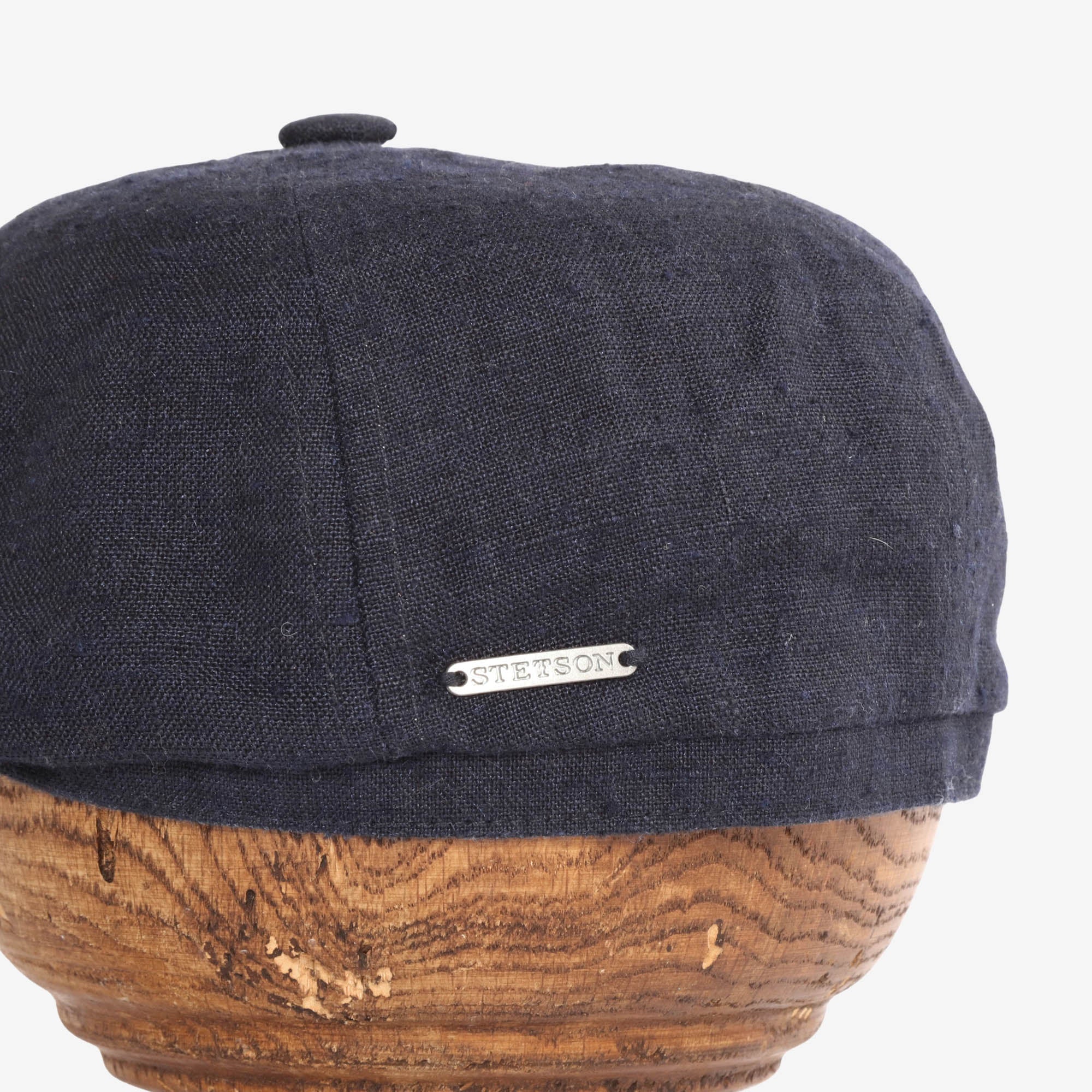 Linen-Silk Newsboy Cap
