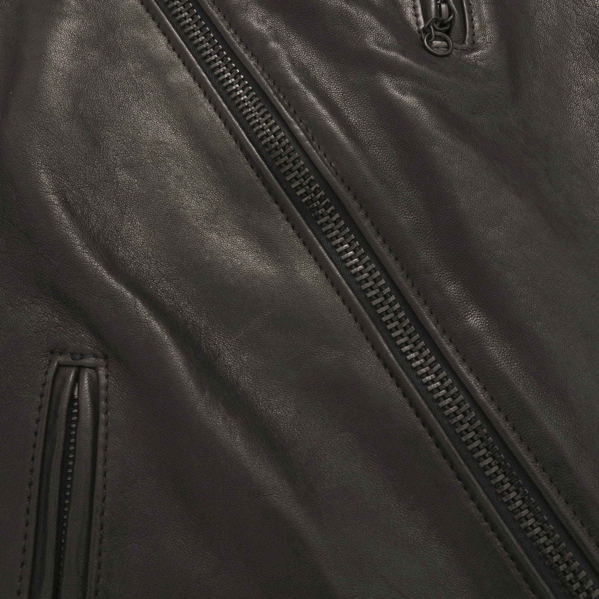 P213 Raven Lambskin Perfecto Jacket