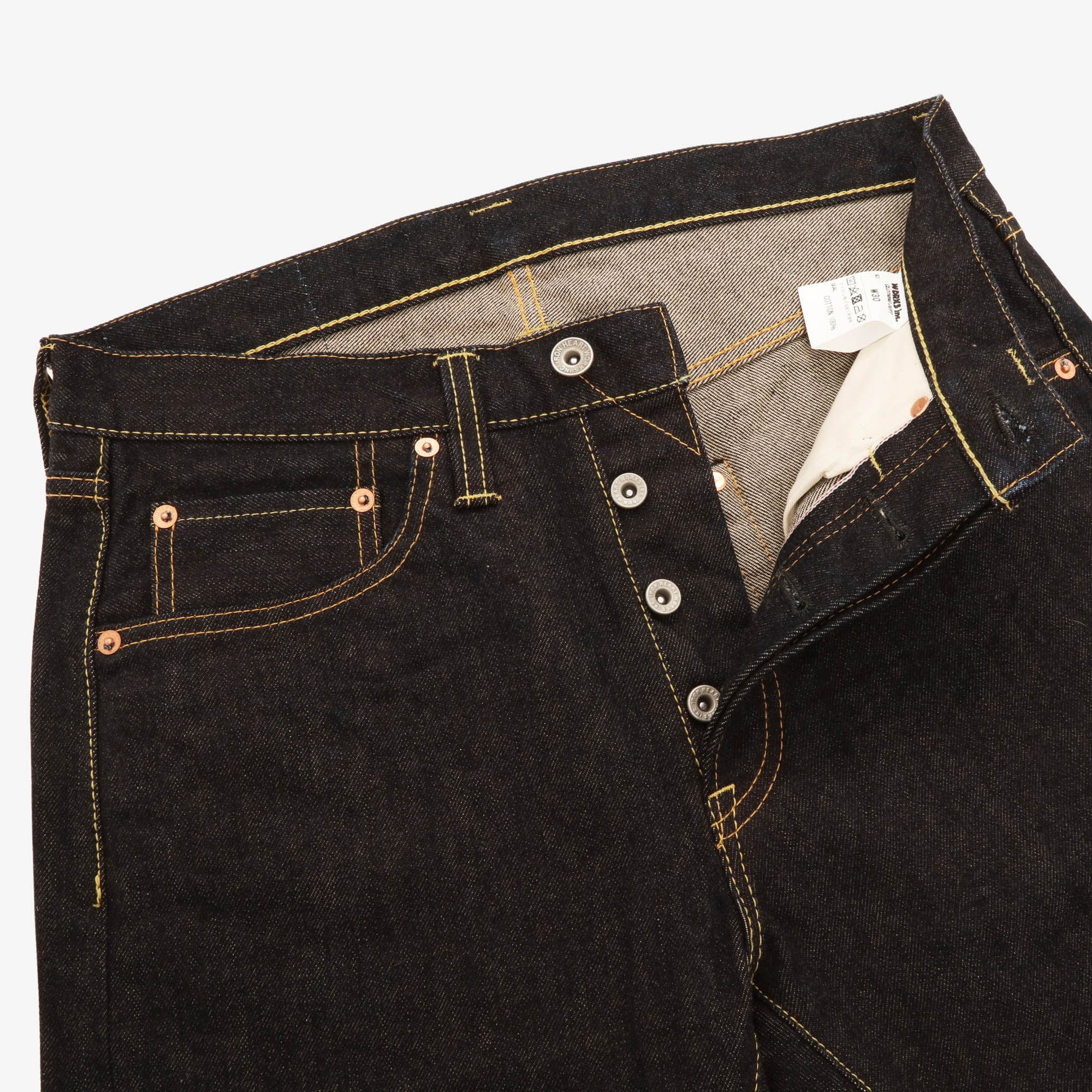 14oz Super Slim Selvedge Jeans (30W X 35L)