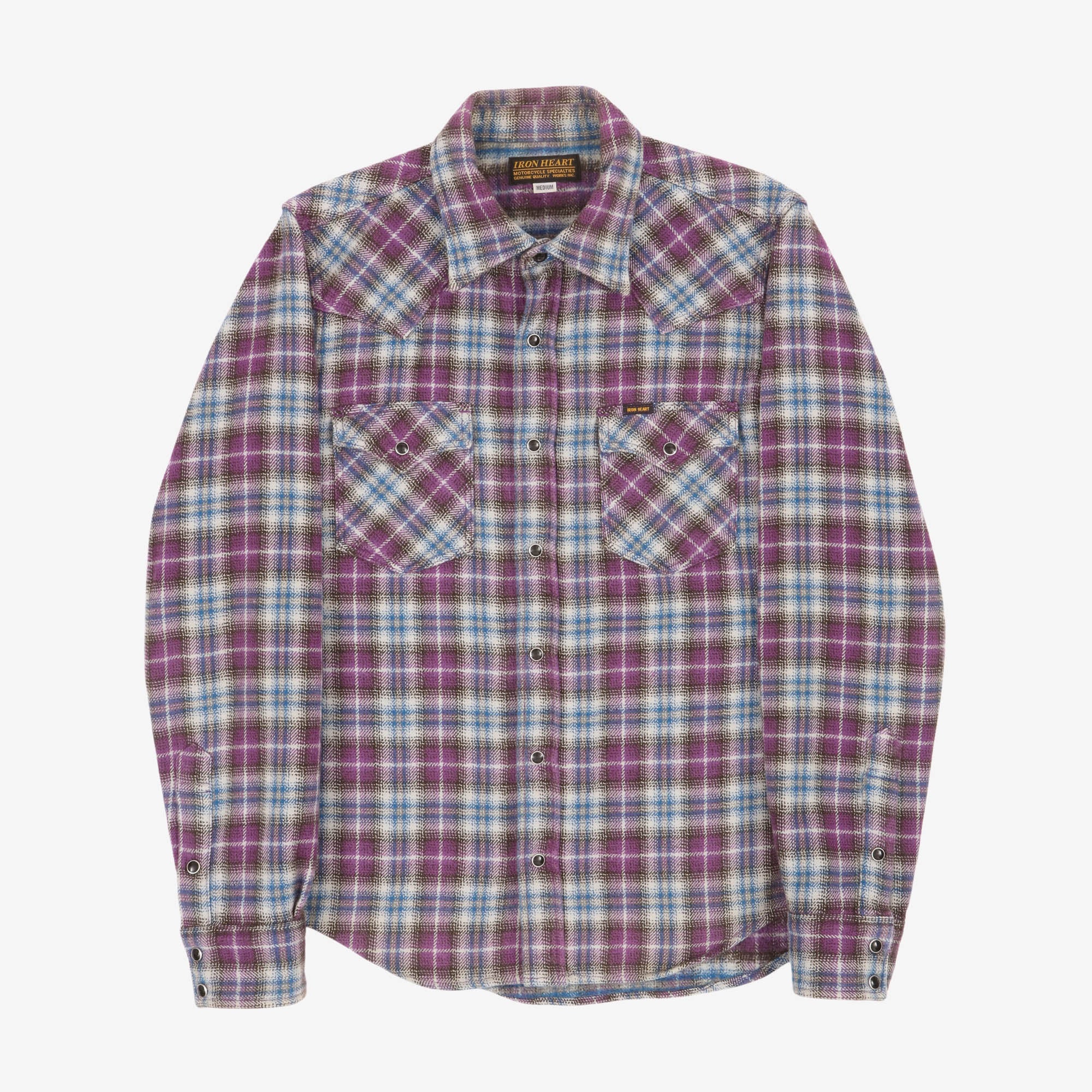 Ultra Heavy Flannel Check Western Shirt