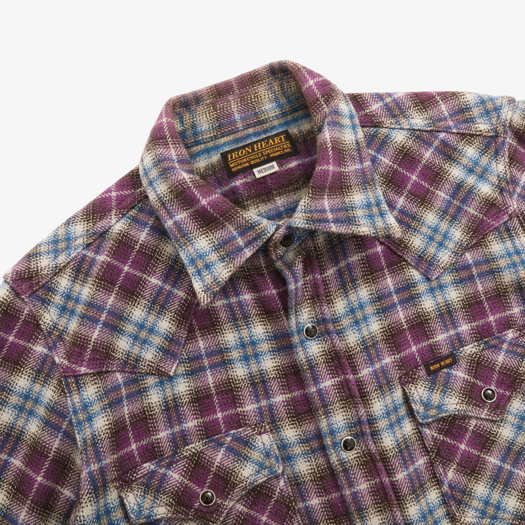 Ultra Heavy Flannel Check Western Shirt