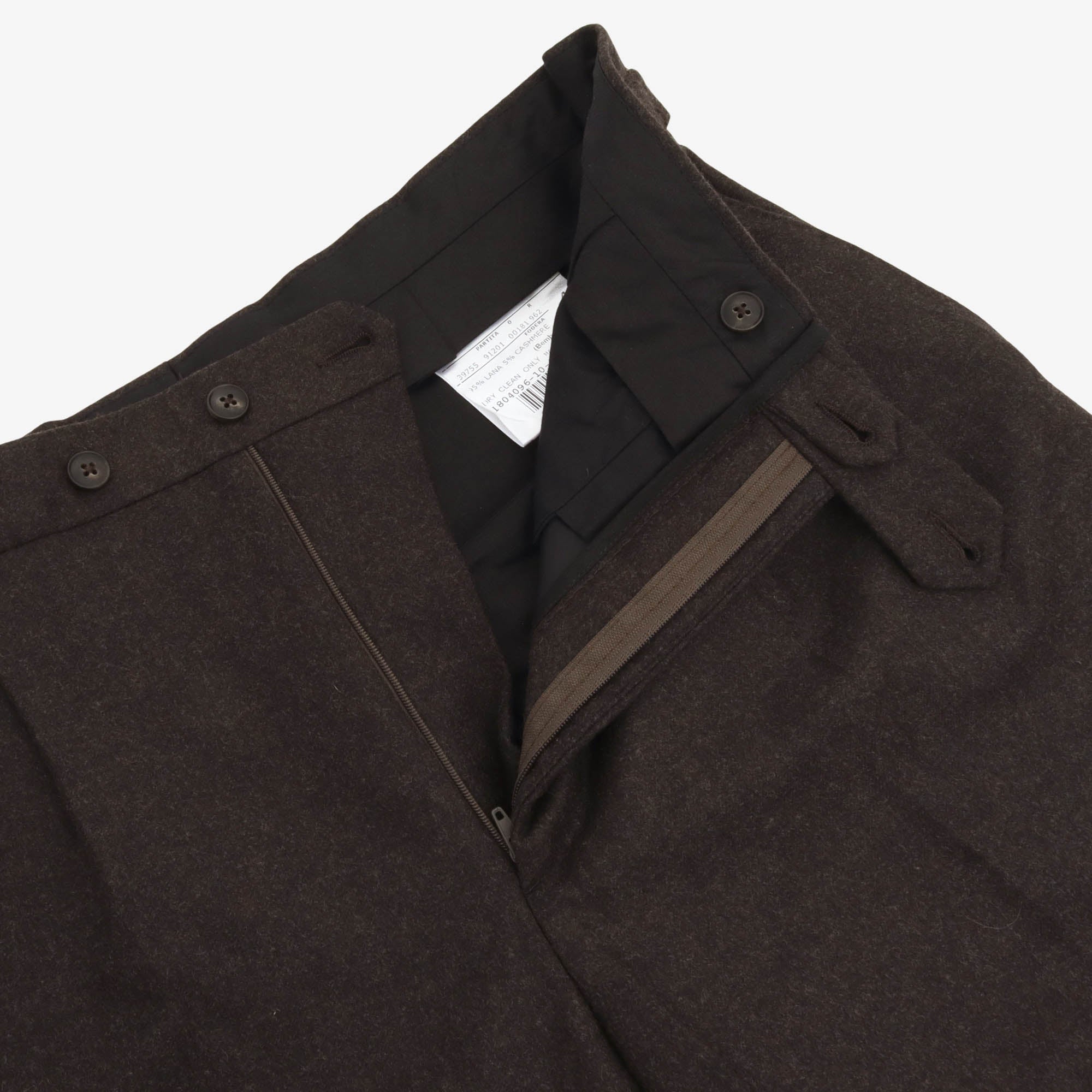 Cashmere Blend Tailored Trousers (32W X 29.5L)