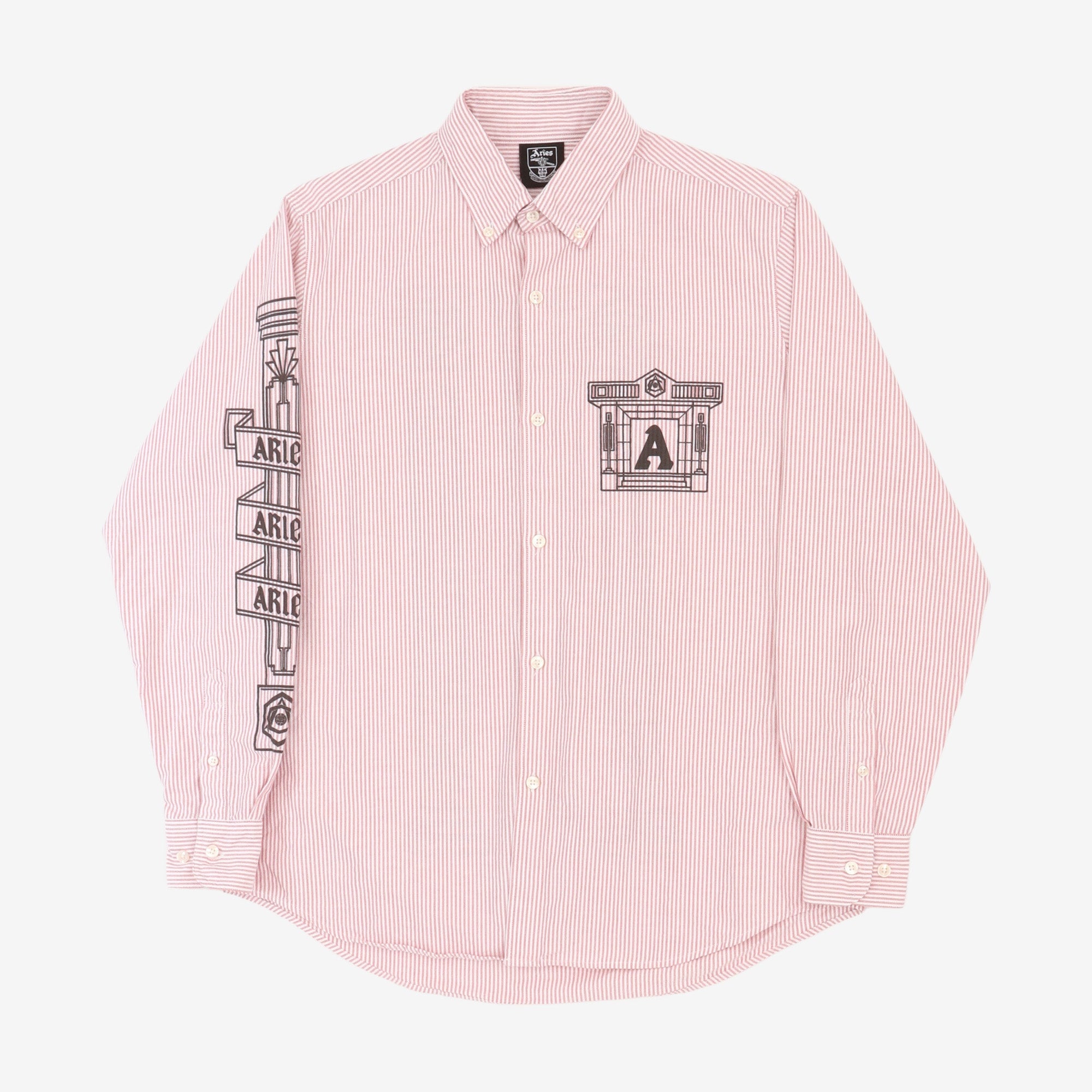 Arsenal Column Striped Poplin Shirt