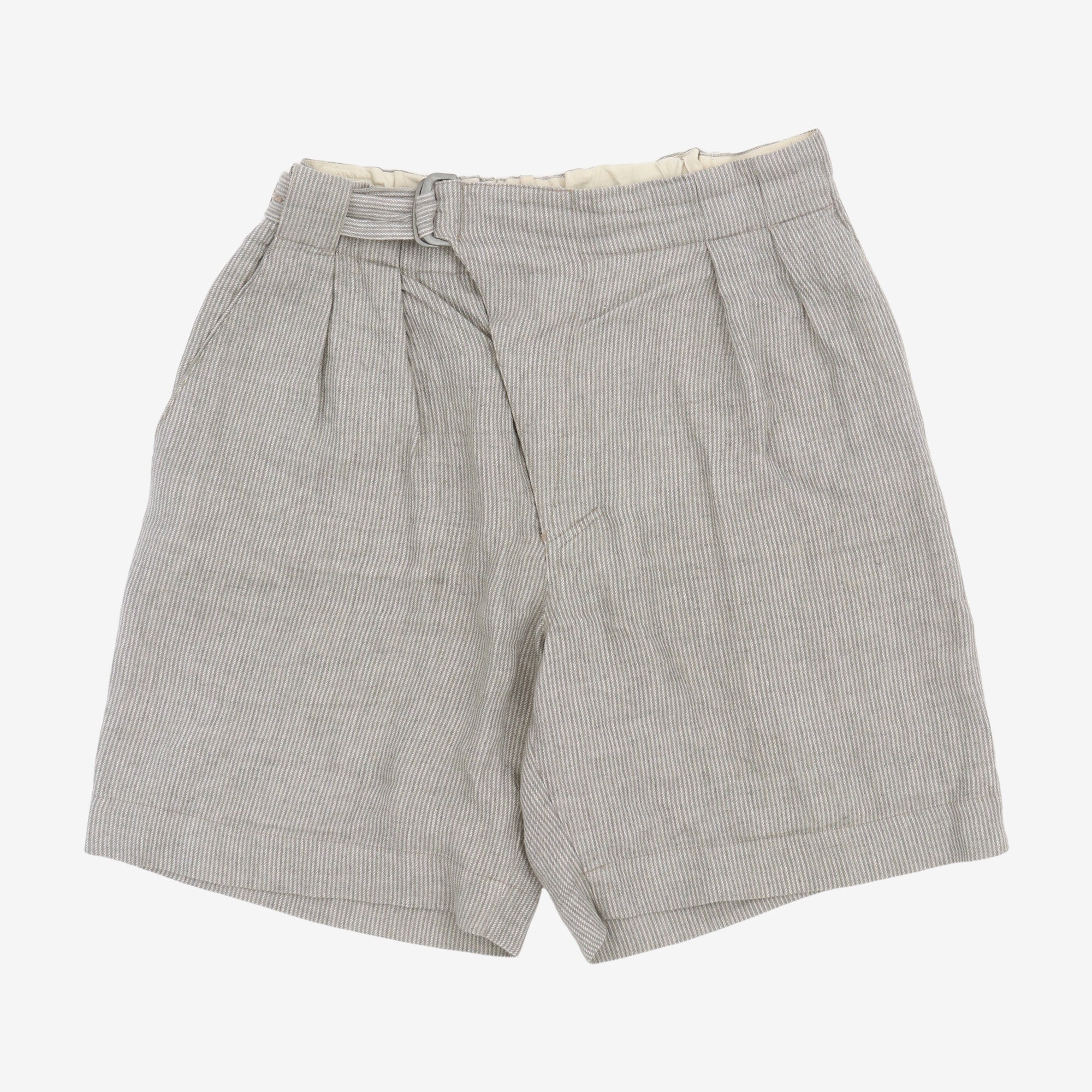 Oblique Striped Shorts