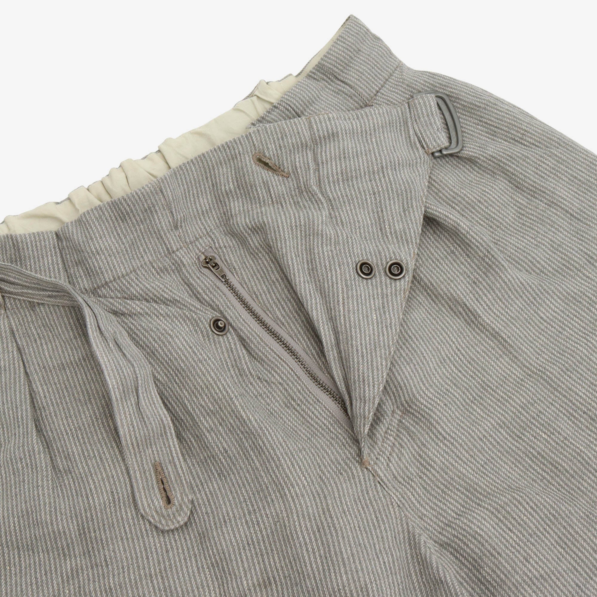 Oblique Striped Shorts