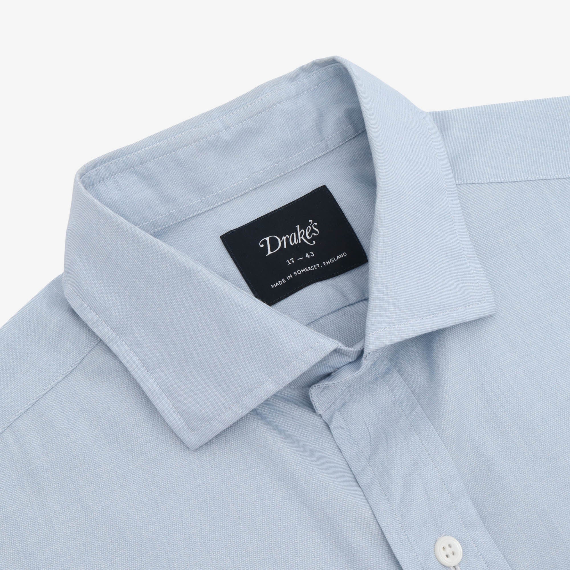 Poplin Spread Collar Shirt