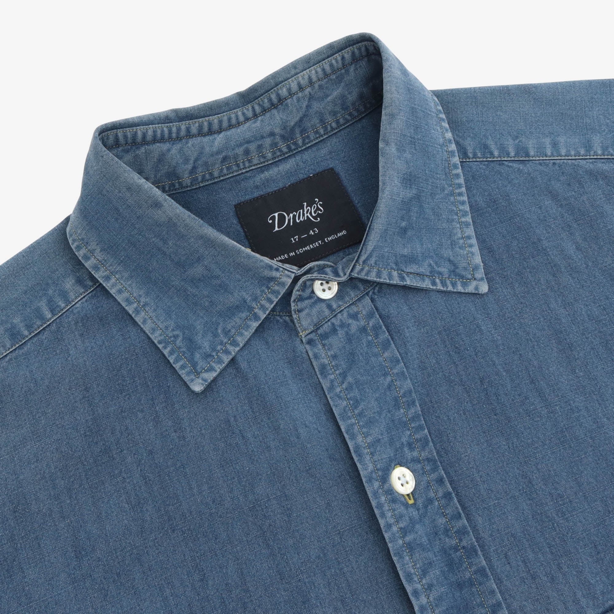 Denim Two Pocket Work Shirt