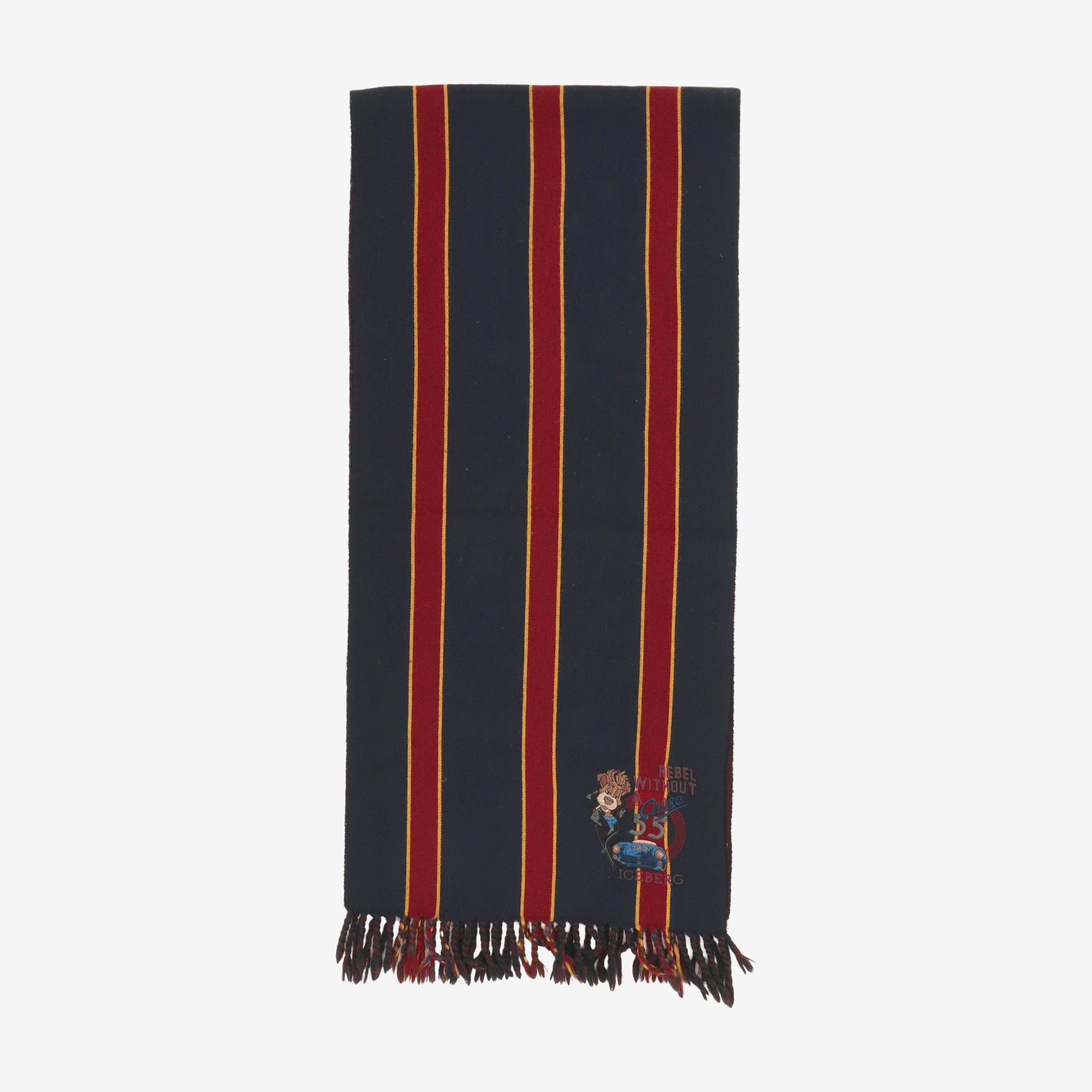 Striped Wool Scarf