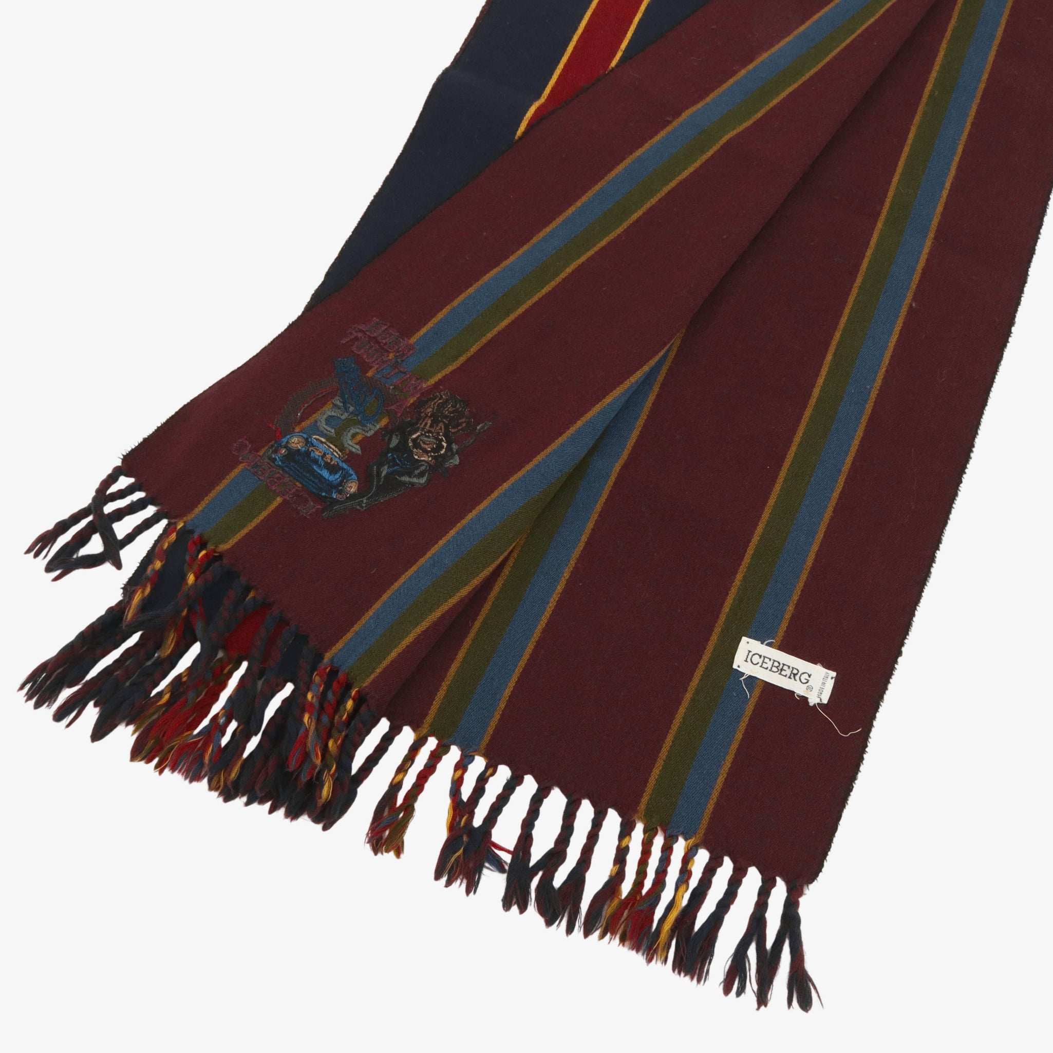 Striped Wool Scarf