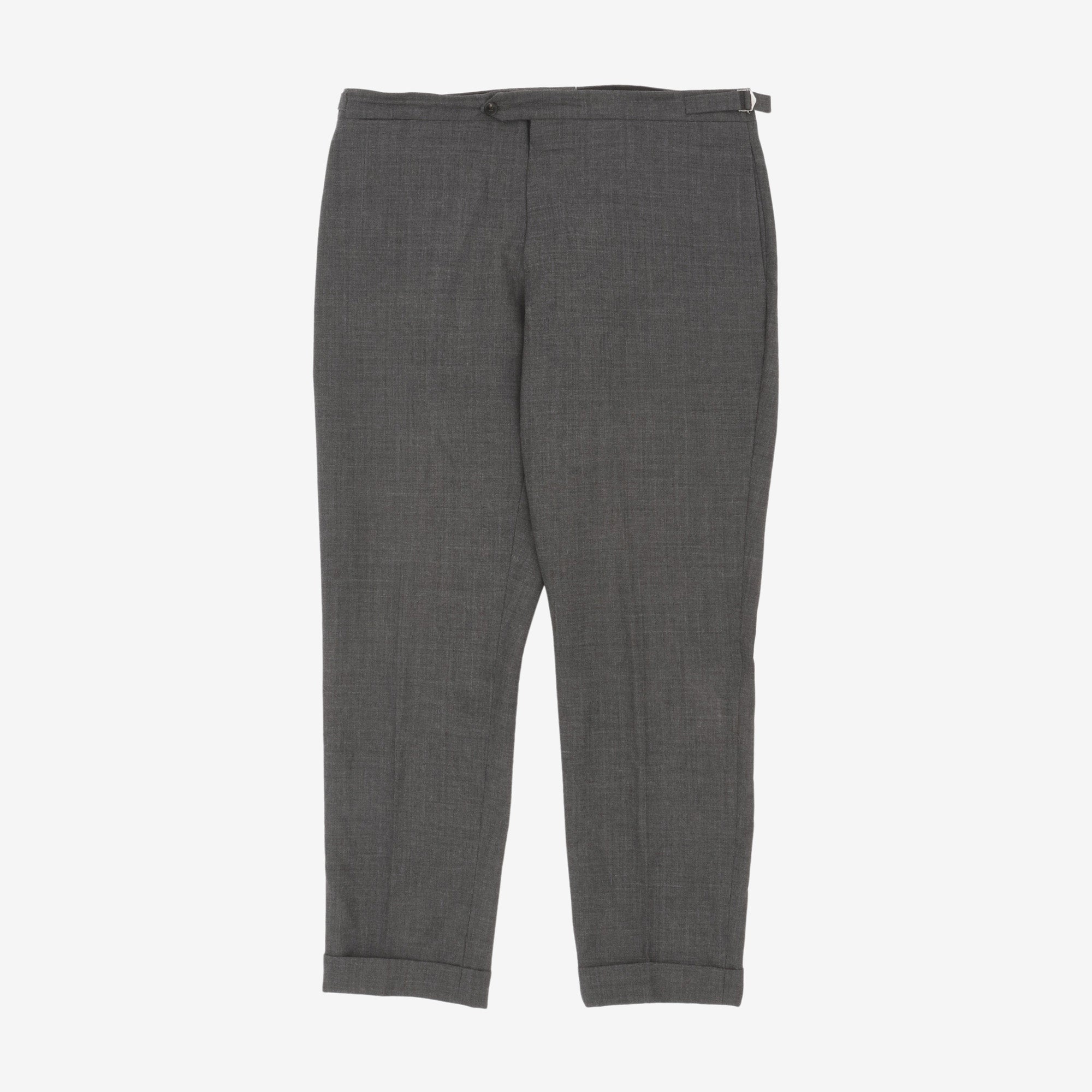 Flat Front Wool Trousers (36W X 30L)