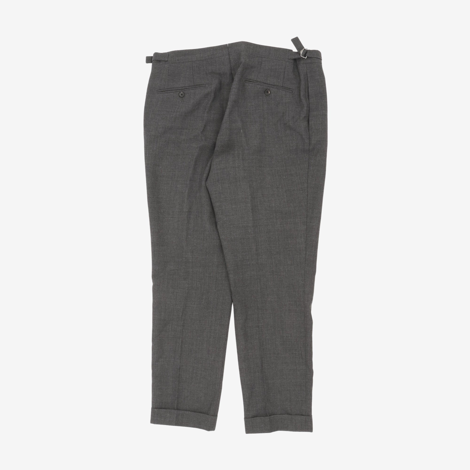 Flat Front Wool Trousers (36W X 30L)