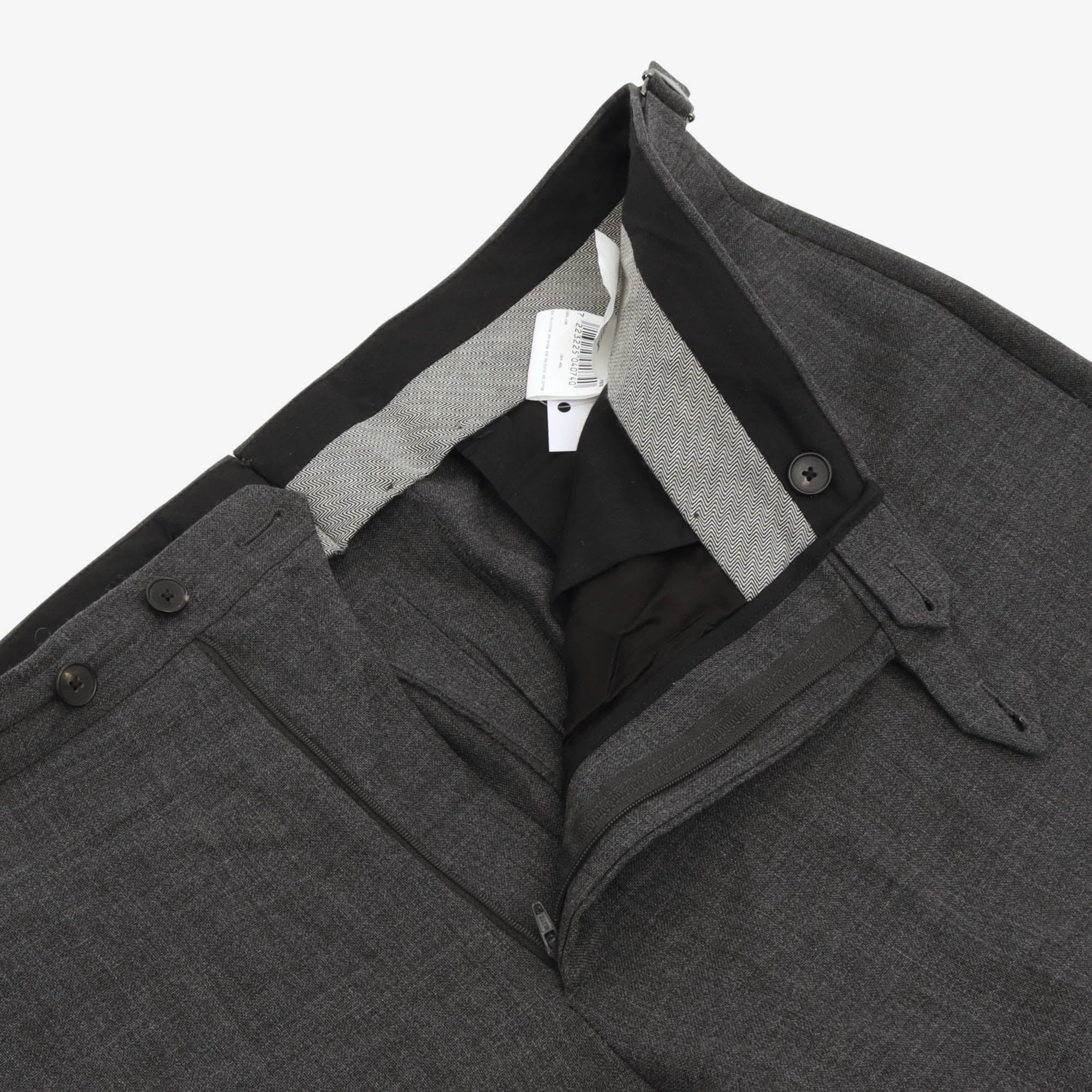 Flat Front Wool Trousers (36W X 30L)
