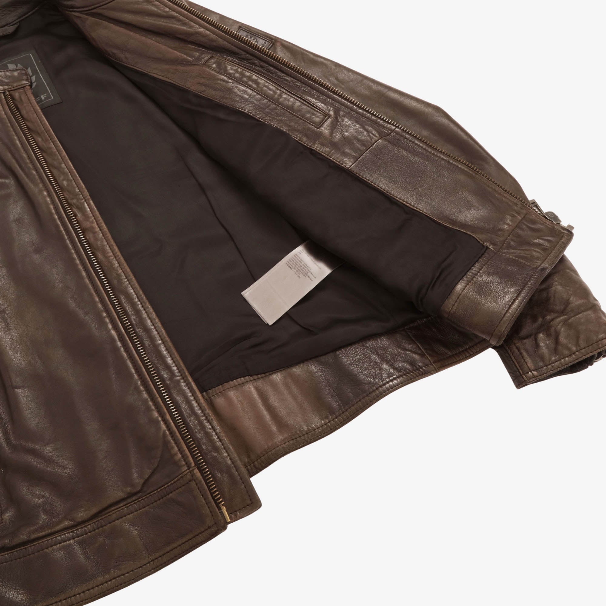 V Racer Leather Jacket