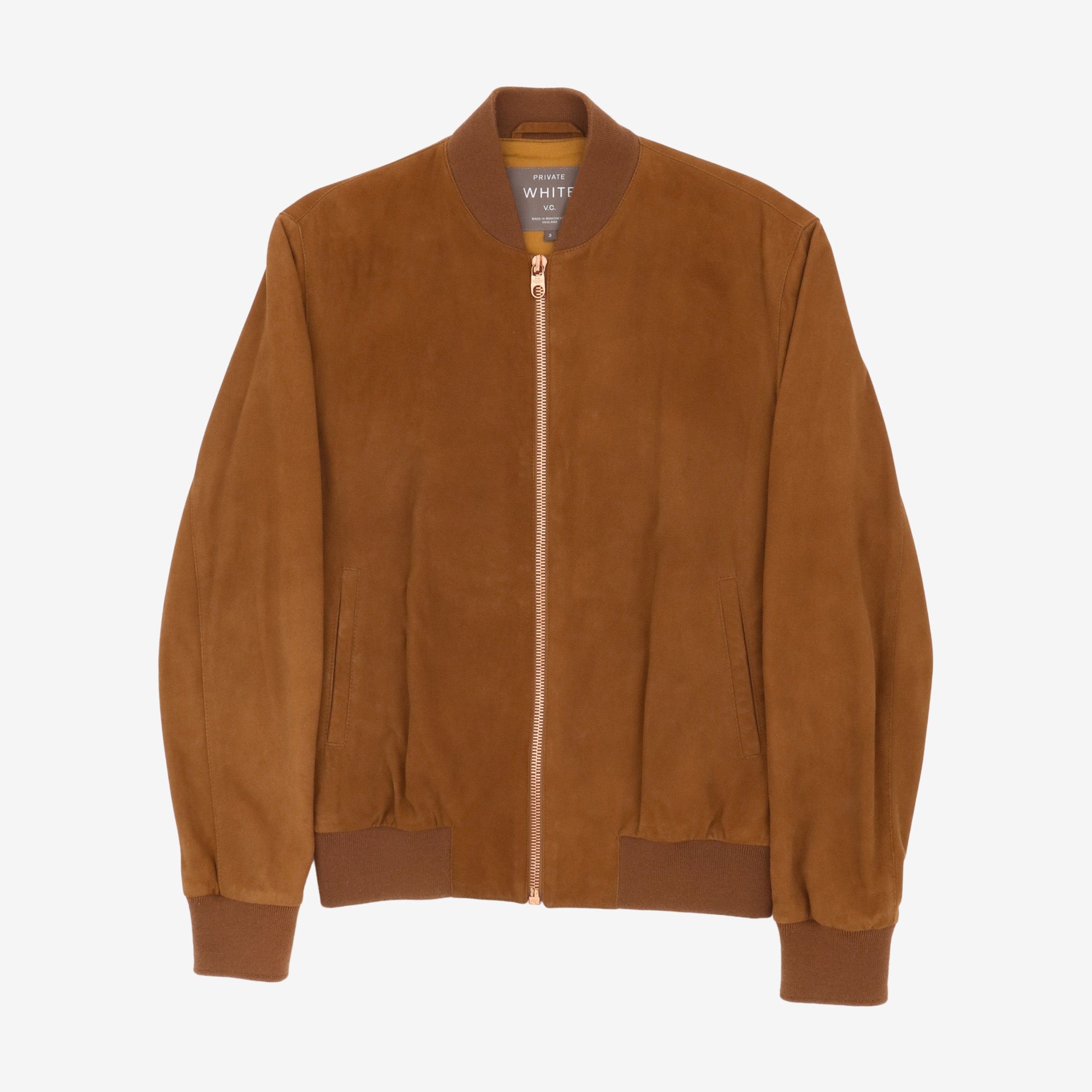 The Suede Bomber Jacket