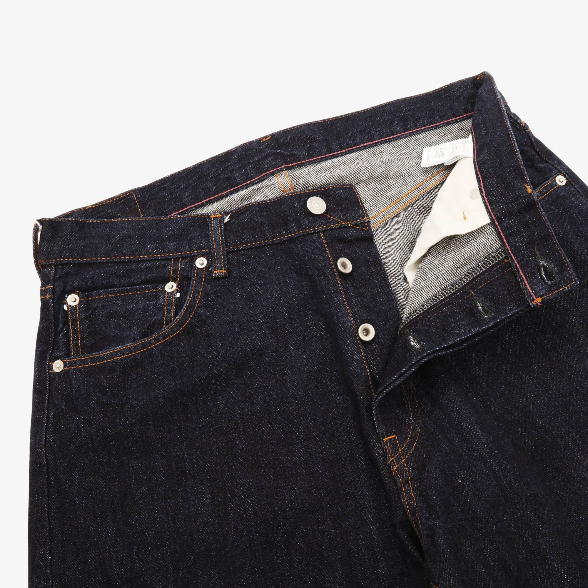 Wide Fit 5 pocket Selvedge Jeans (32W X 26.5L)