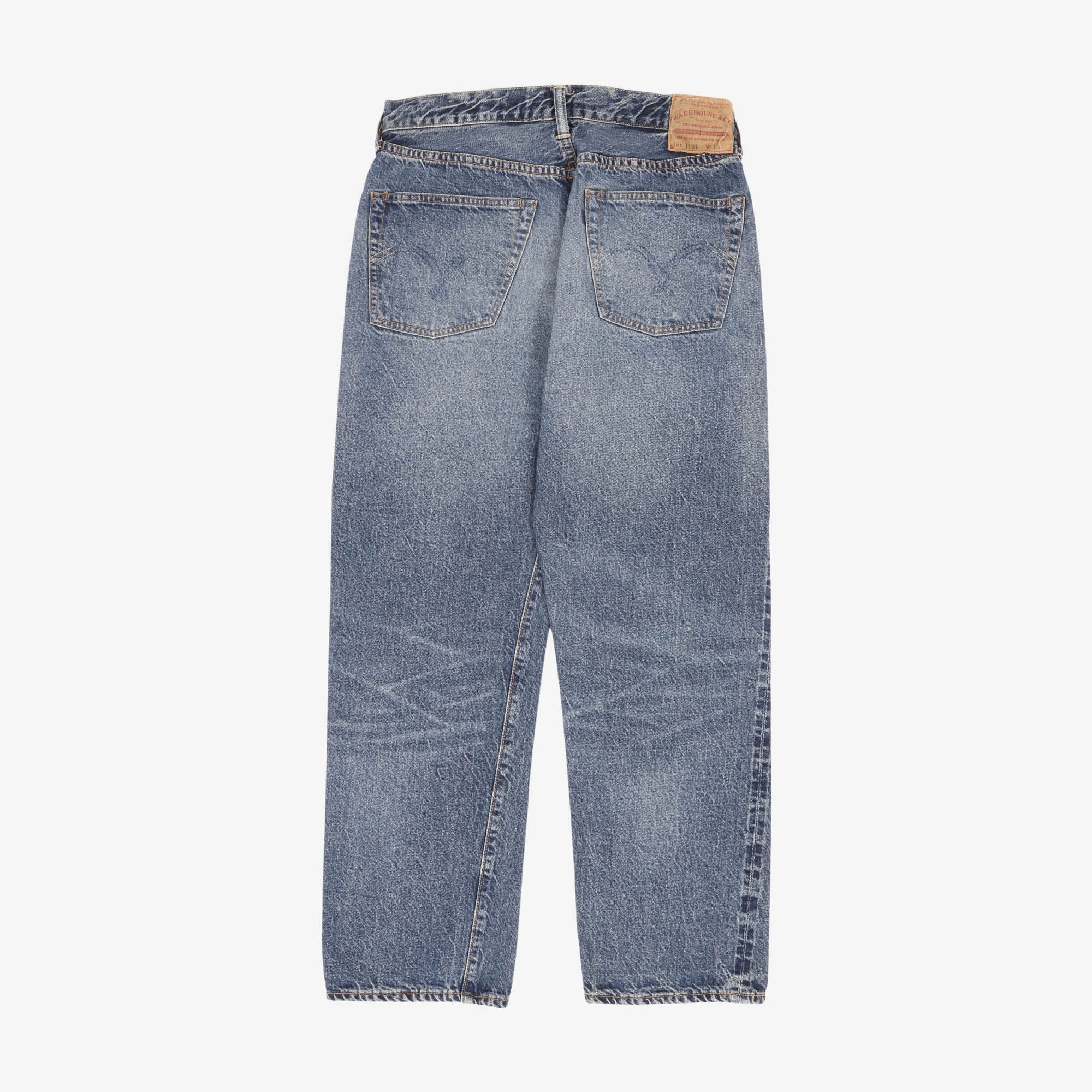 1101 12oz Second Hand Series Used Wash Jeans (30W X 26L)