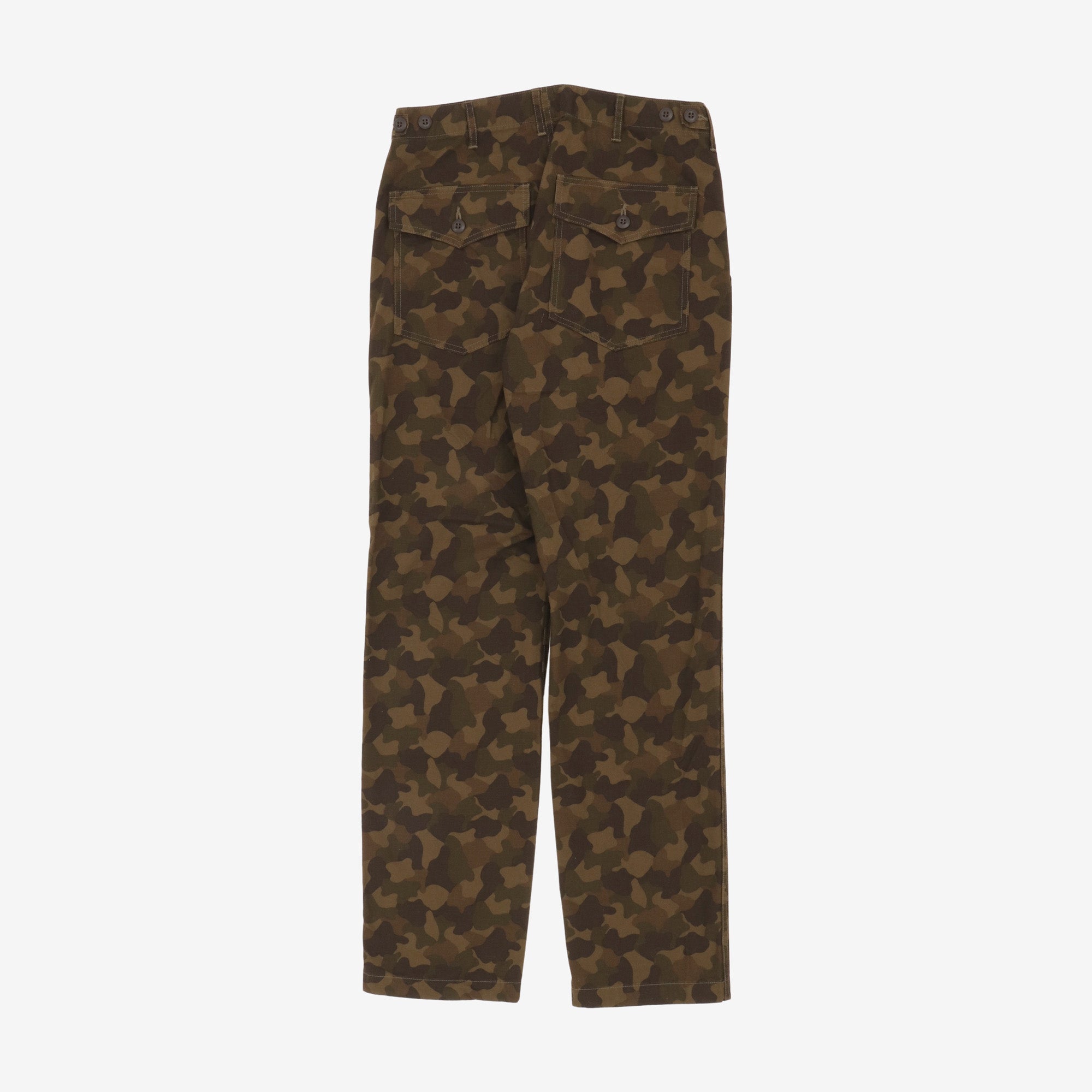 High Rise Camo Fatigue Pants (32W X 31L)