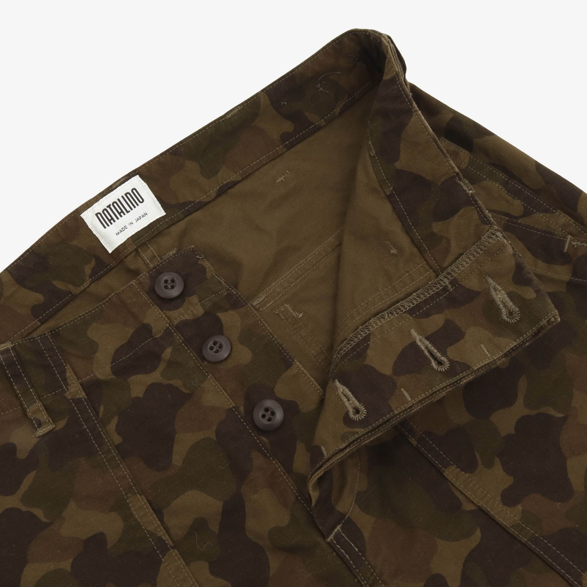 High Rise Camo Fatigue Pants (32W X 31L)