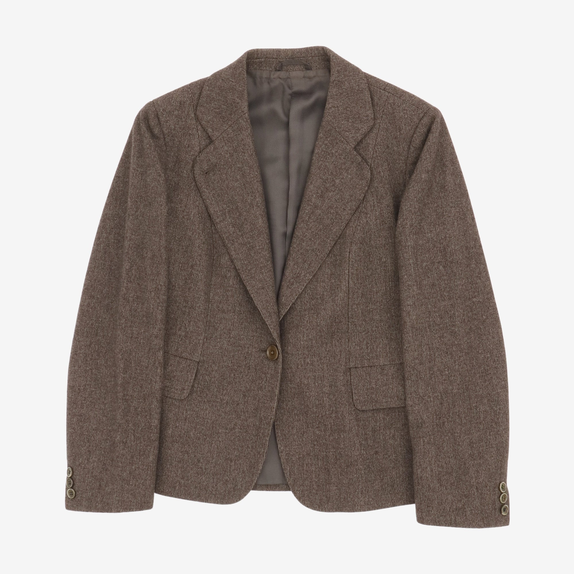 Wool Cropped Blazer