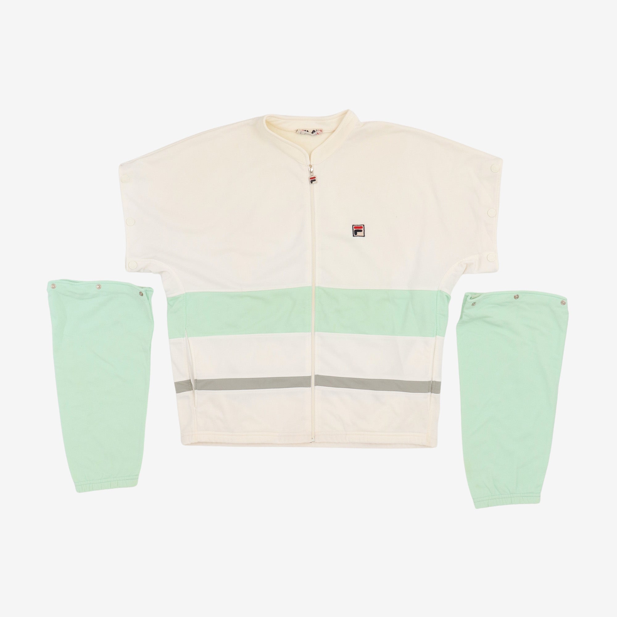 Vintage 80s Zip Up Track Jacket