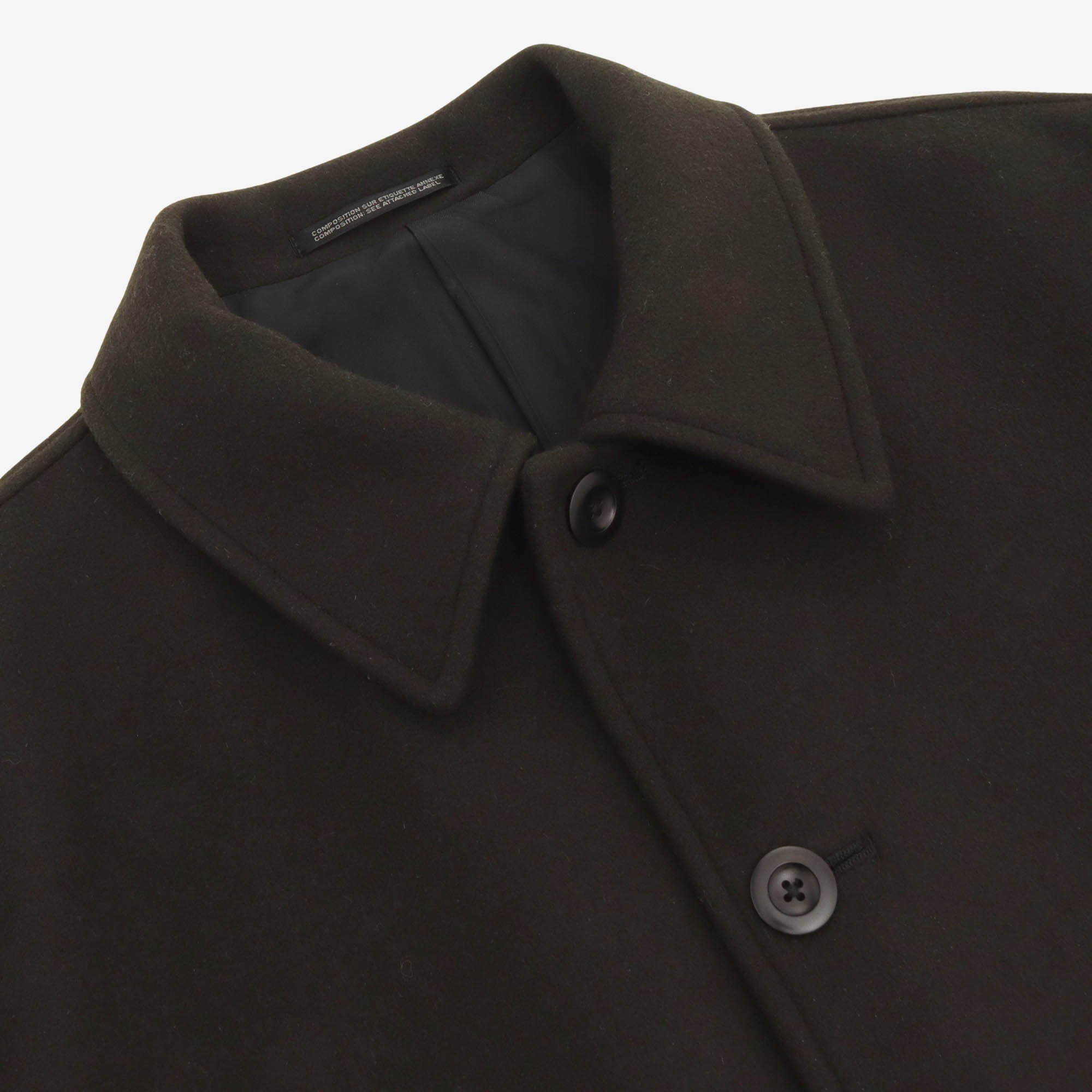 Pour Homme Belt Wool Overcoat