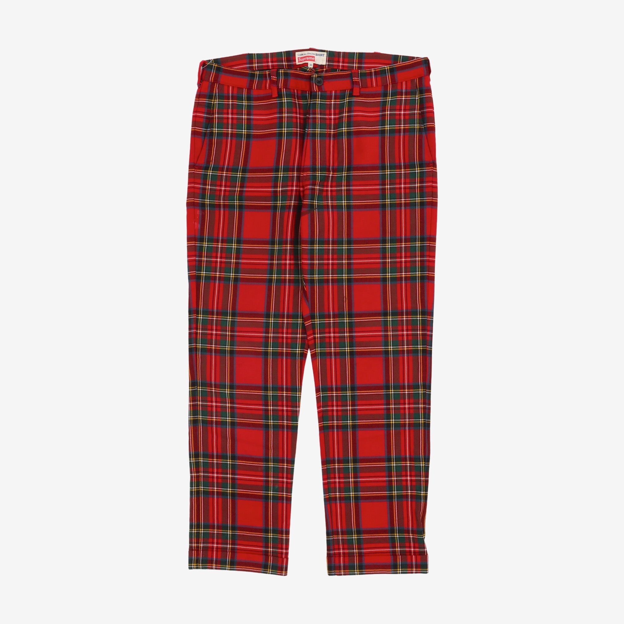 CDG Royal Stewart Tartan Trousers (36W X 30L)