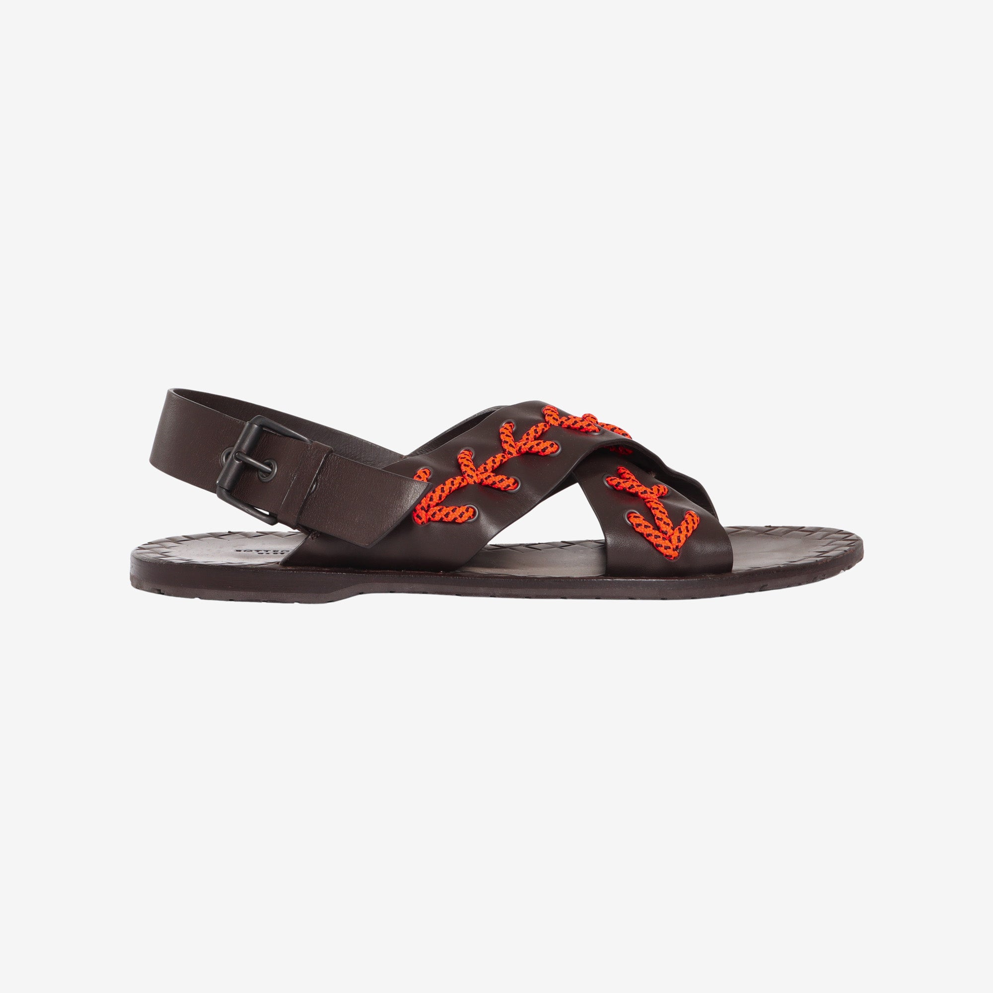 Criss Cross Leather Sandals