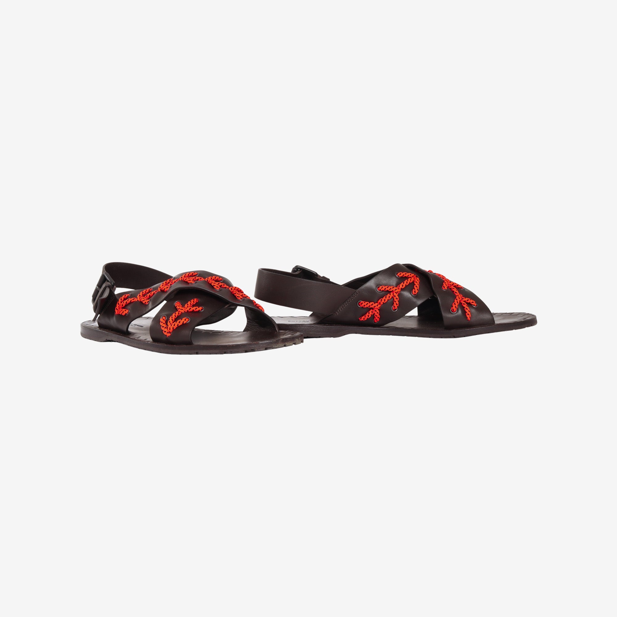 Criss Cross Leather Sandals