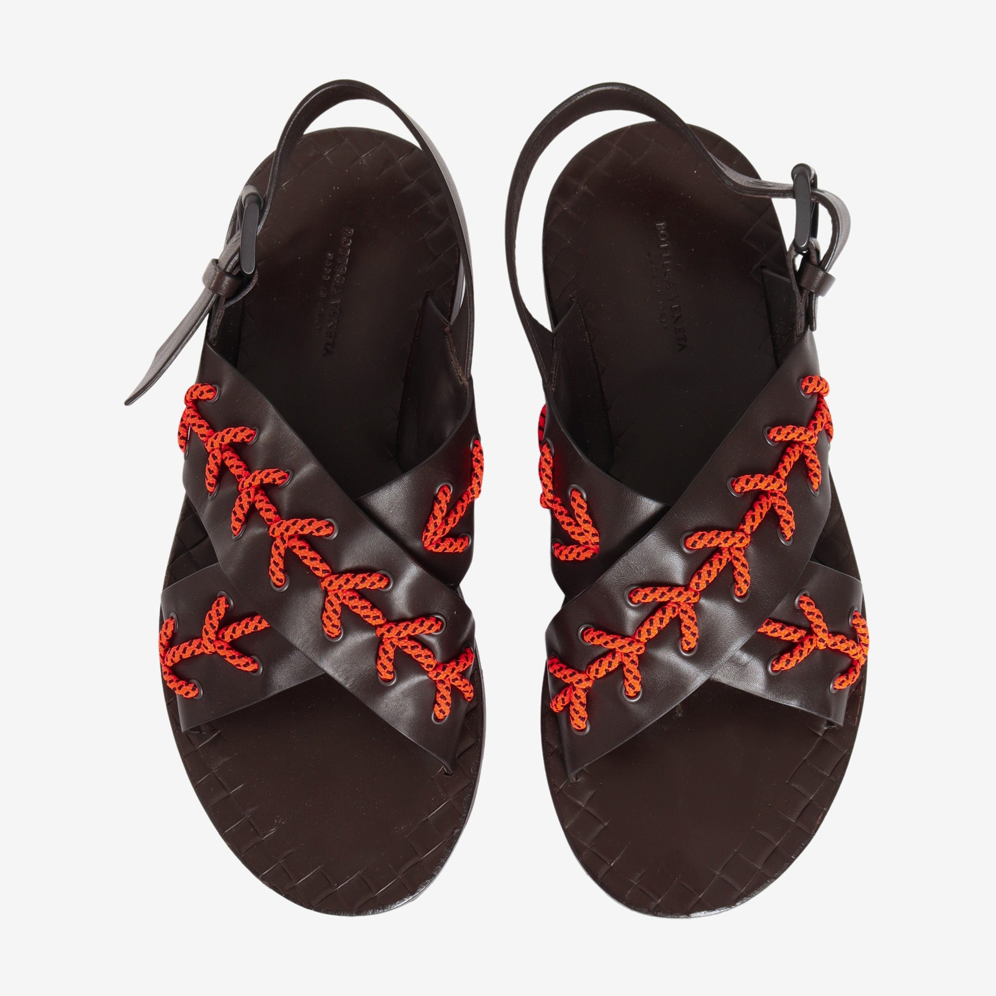 Criss Cross Leather Sandals