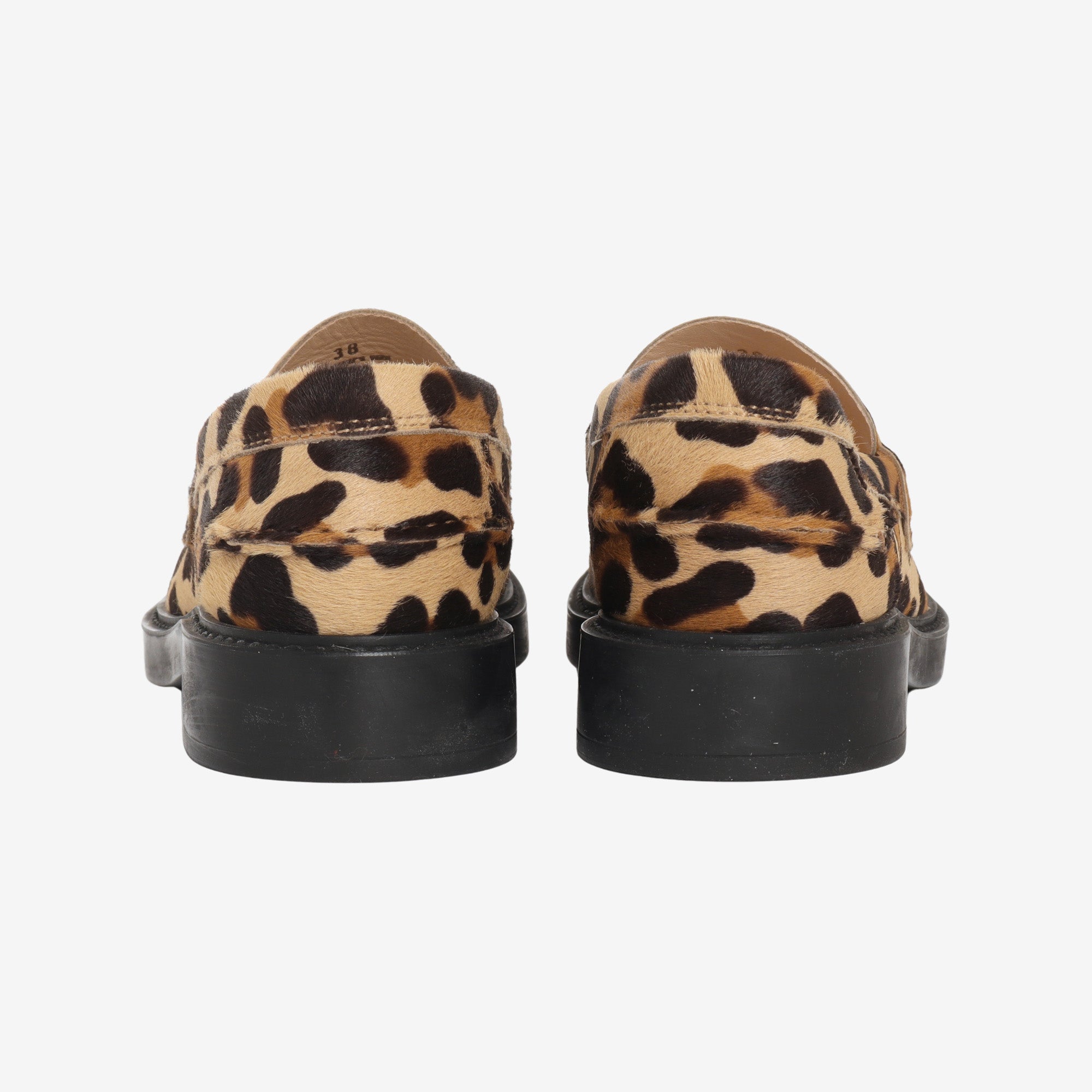 Leopard Print Penny Loafers