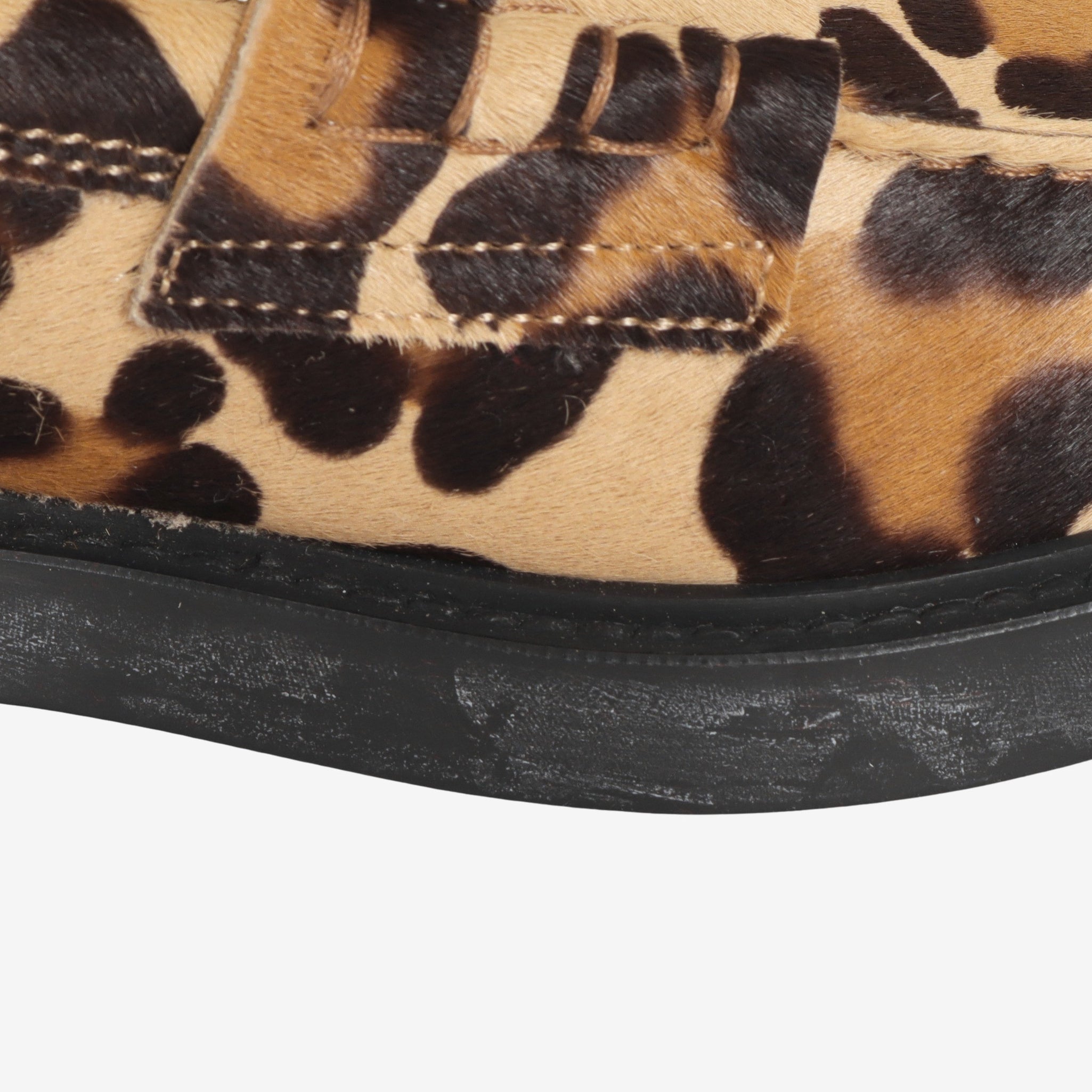 Leopard Print Penny Loafers