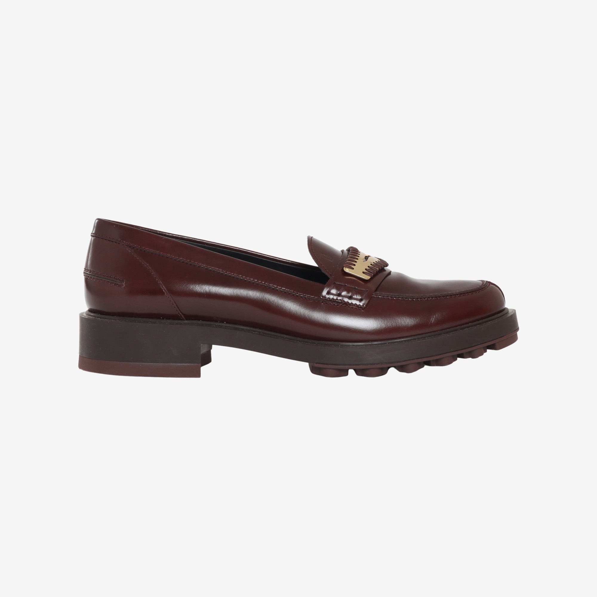 Womens Leather Penny Loafers