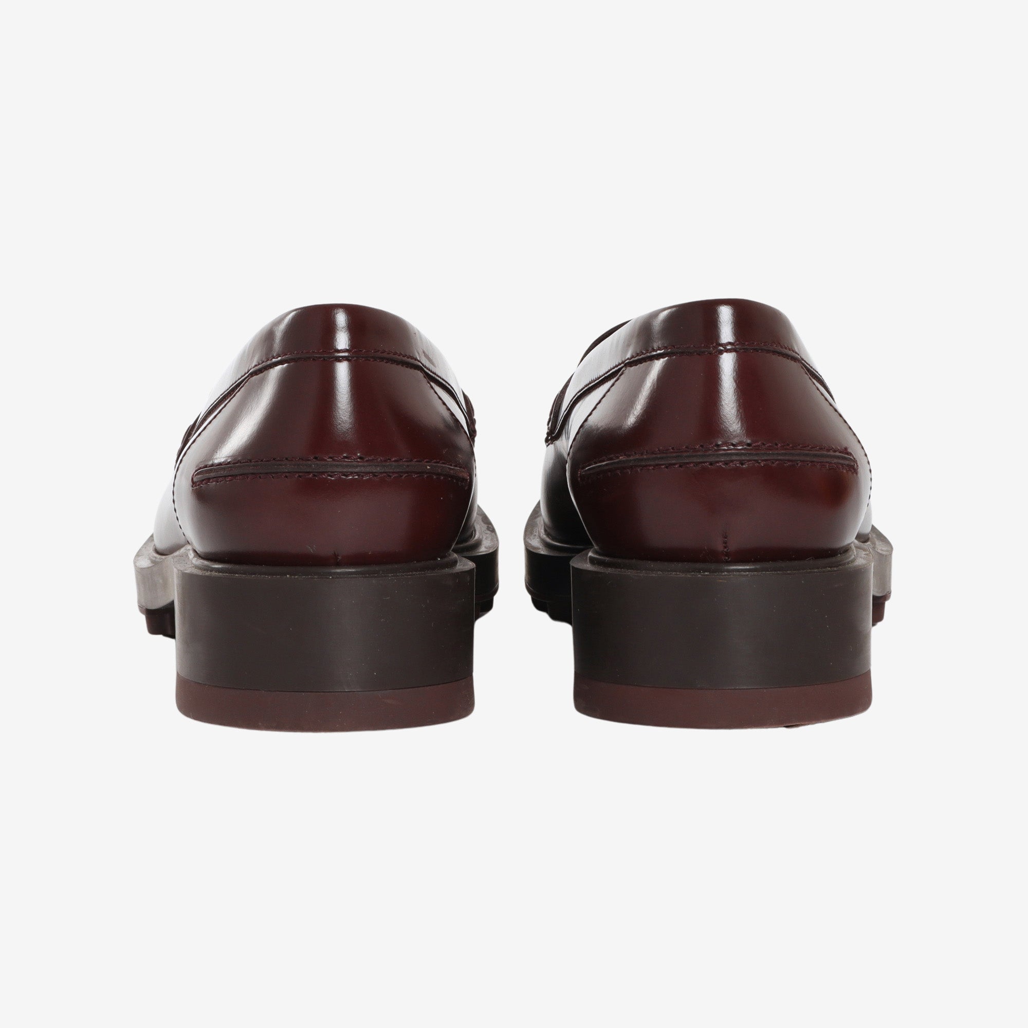 Womens Leather Penny Loafers