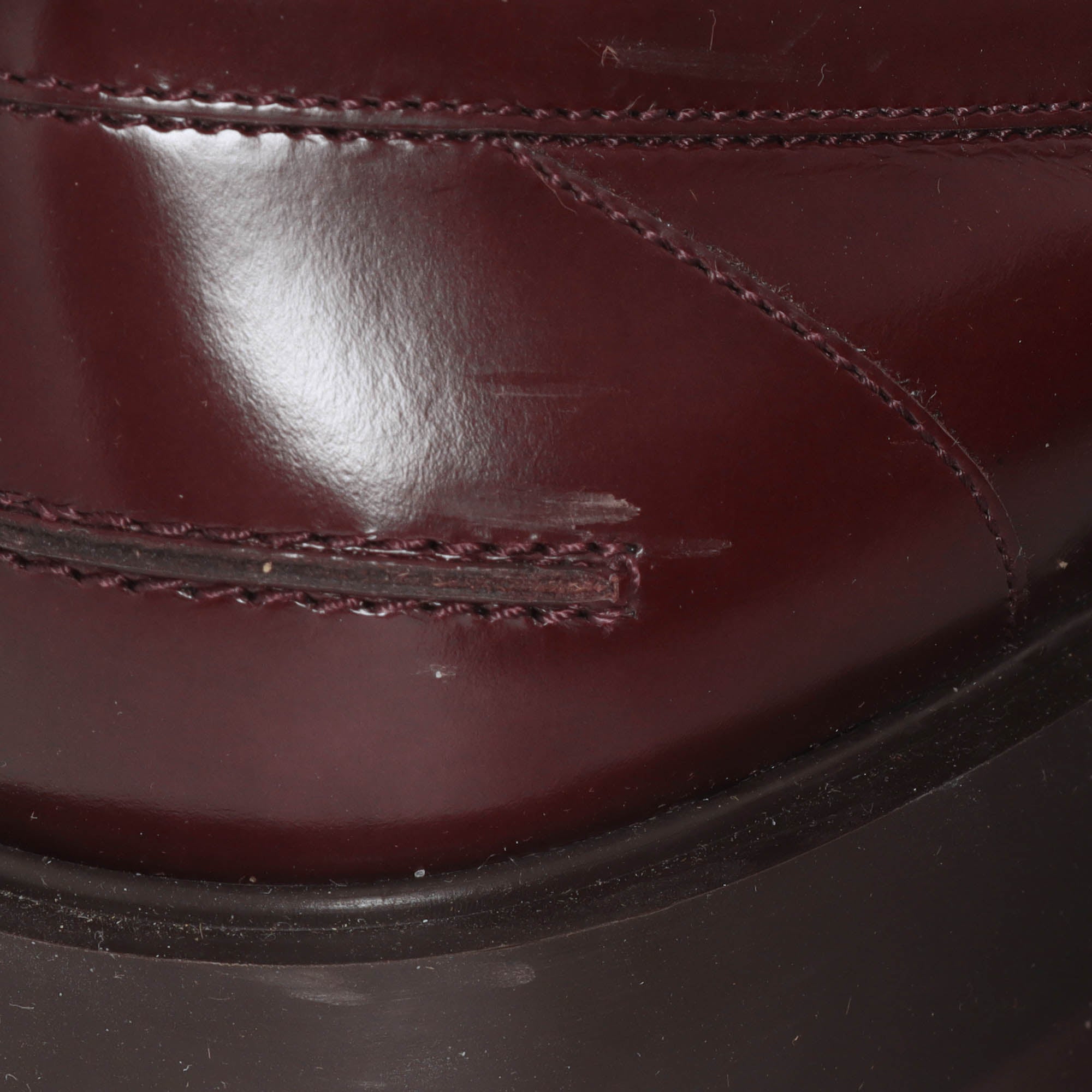 Womens Leather Penny Loafers