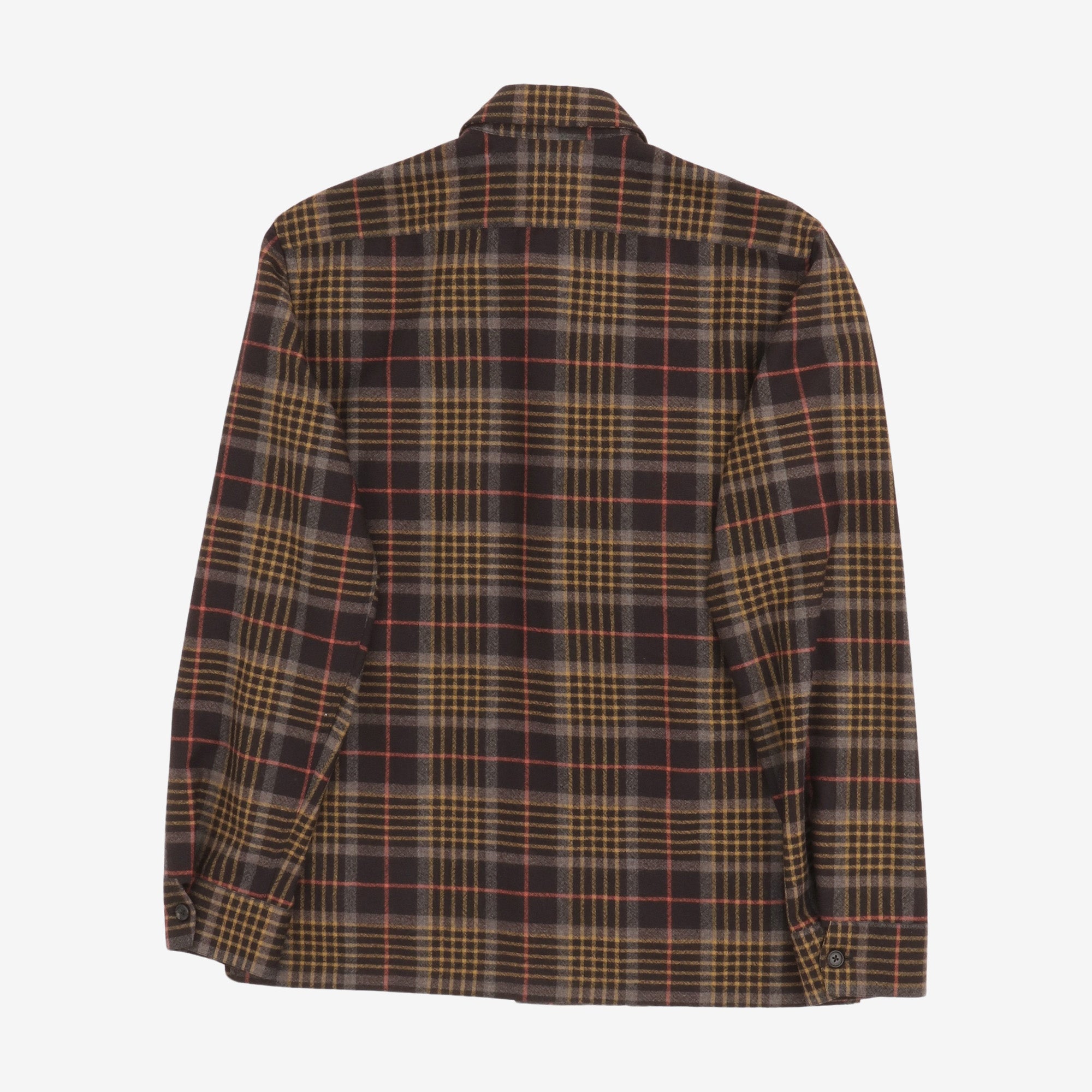 Multi Check Patch Pocket Overshirt