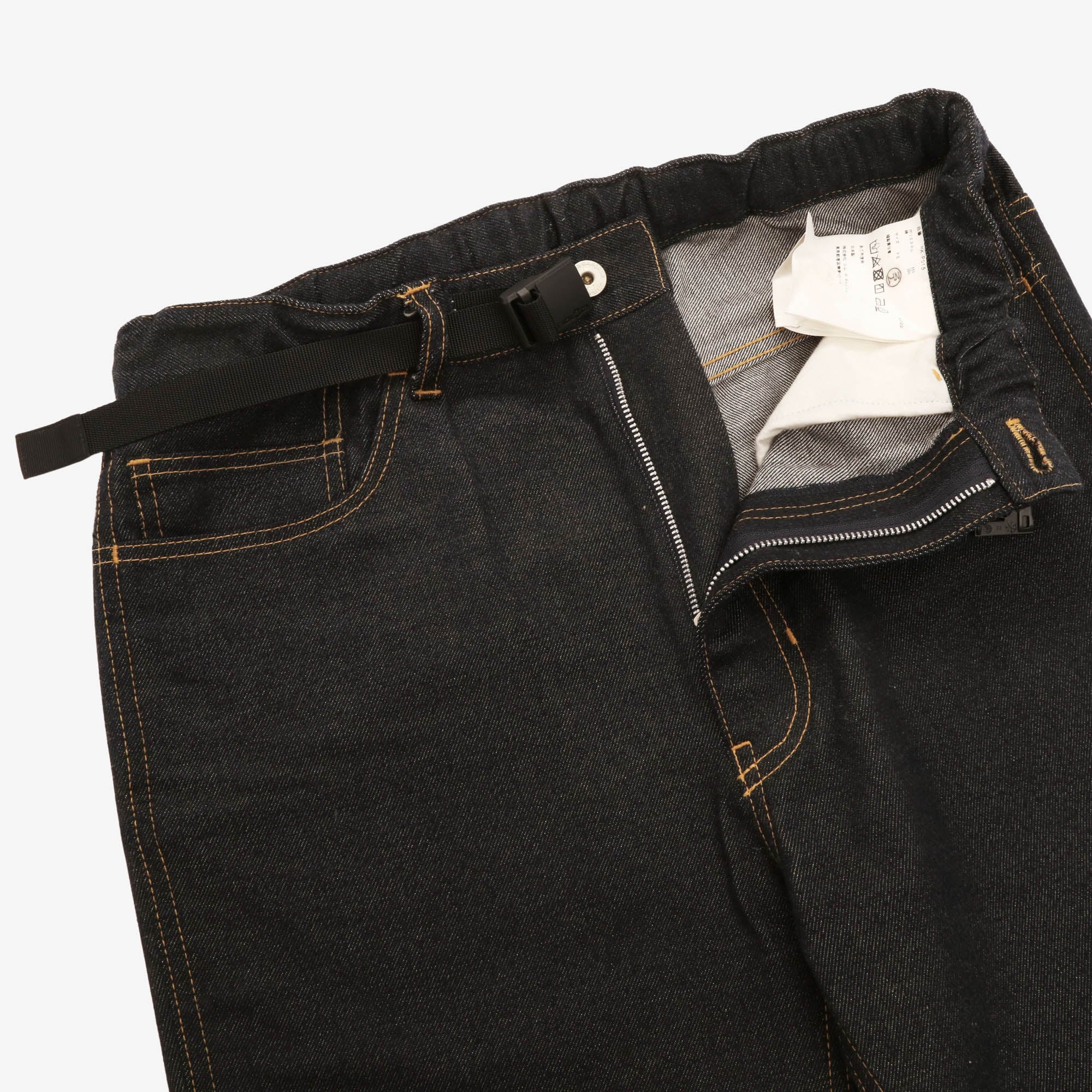 Belted Denim Pants