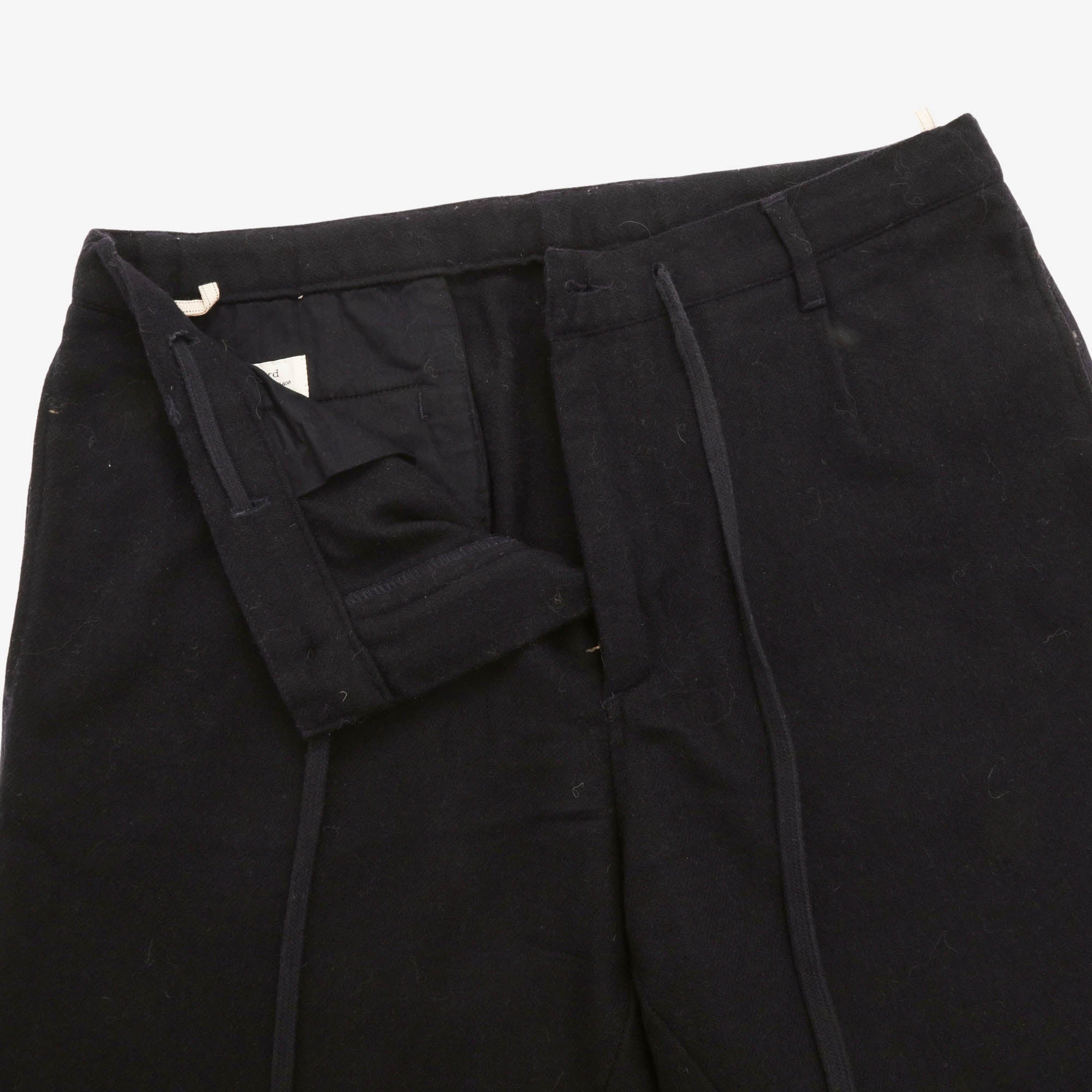 Tanker Wool Blend Drawstring Trousers (33W X 33L)