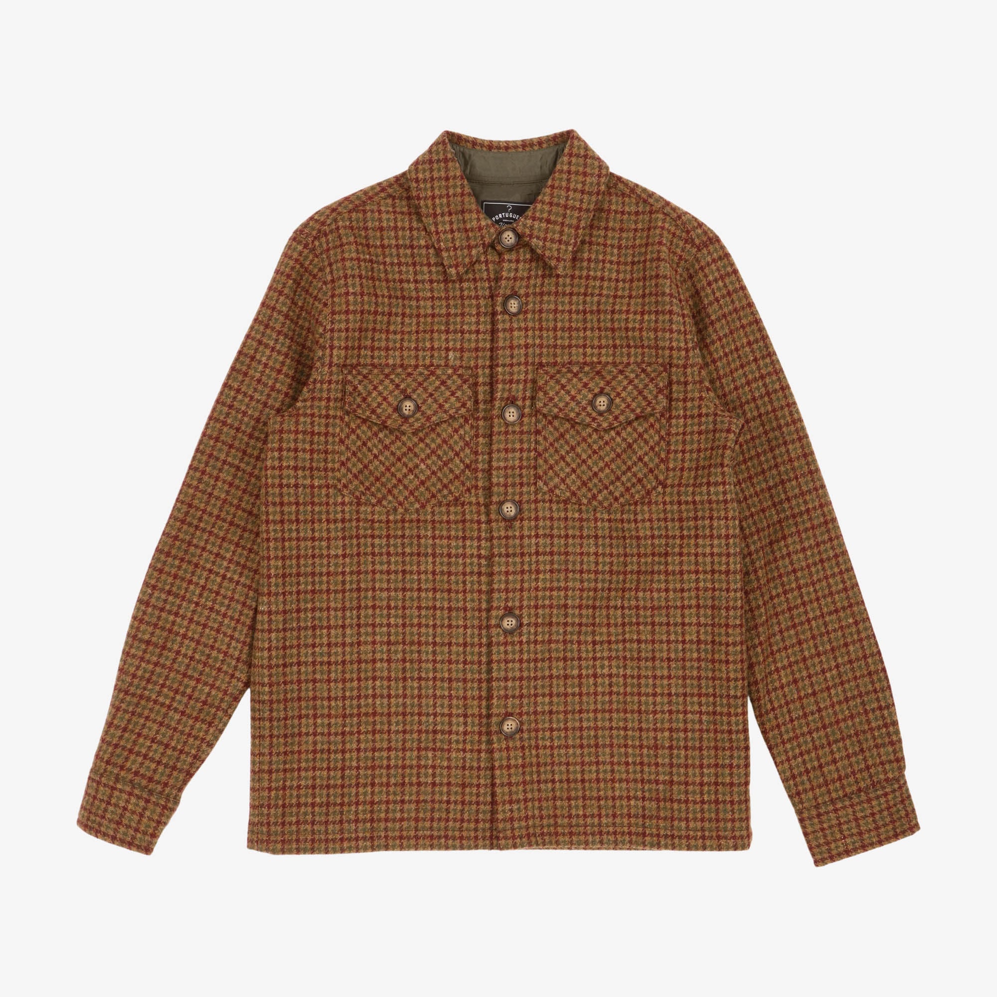 Flannel Leaf Overshirt